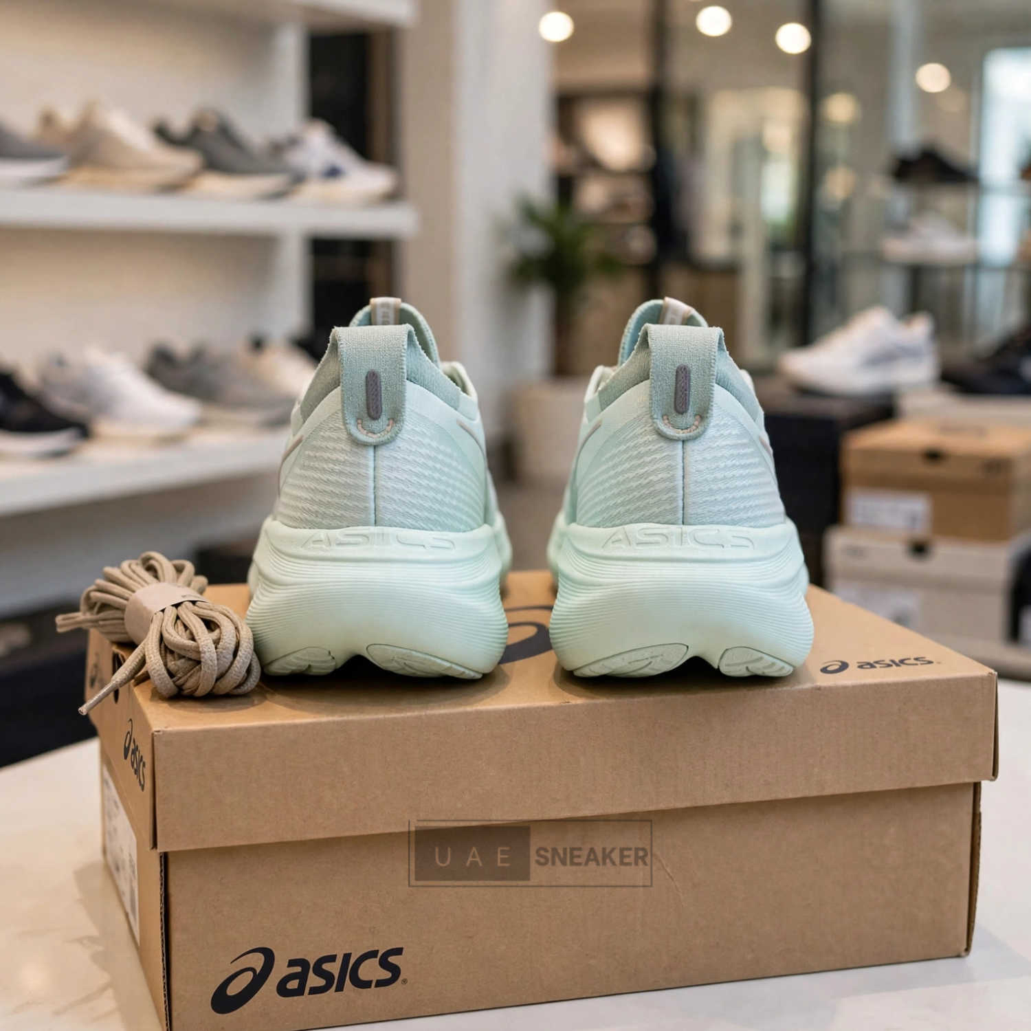 ASICS Gel-Nimbus 27 Pure Aqua White - Image 3