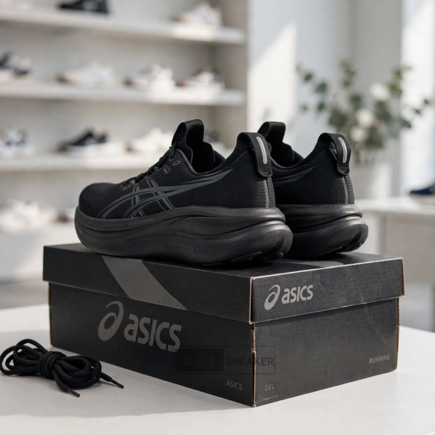 ASICS Gel Nimbus 28 Black Graphite Grey - Image 3