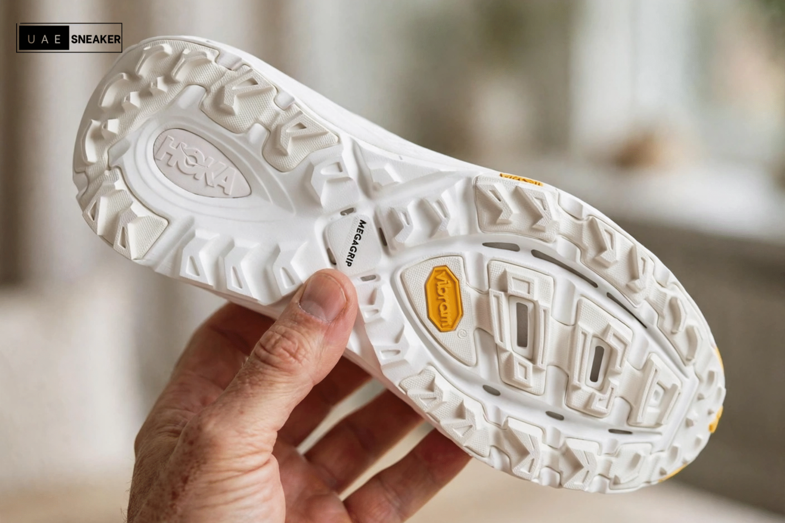 Hoka One One Mafate Speed 2 White Lunar Rock - Image 3
