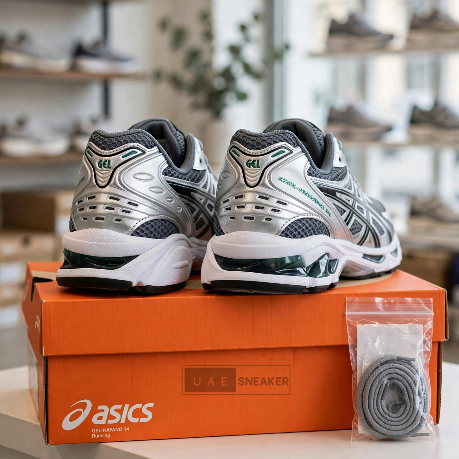 ASICS Gel Kayano 14 Metropolis Jasper Green - Image 3