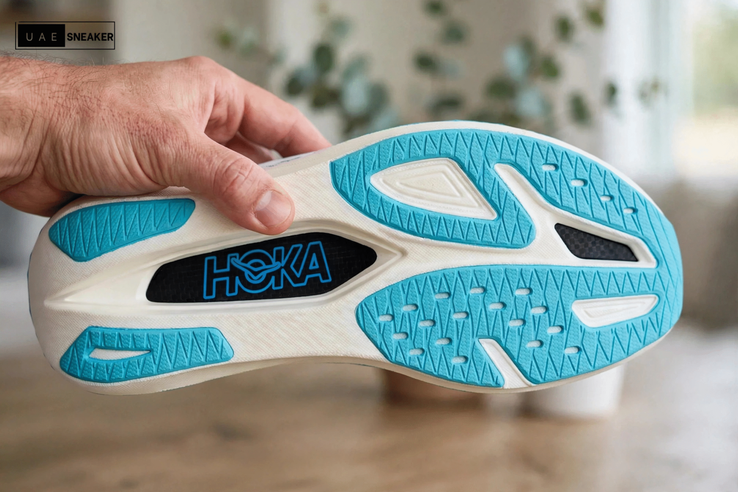 Hoka One One Rocket X 3 White Black Blue - Image 3
