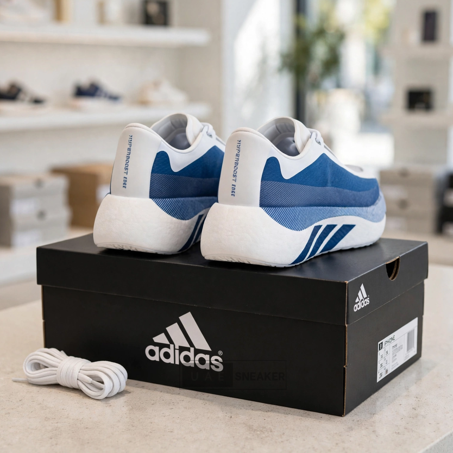 Adidas Hyper Boost Edge White EQT Blue - Image 3