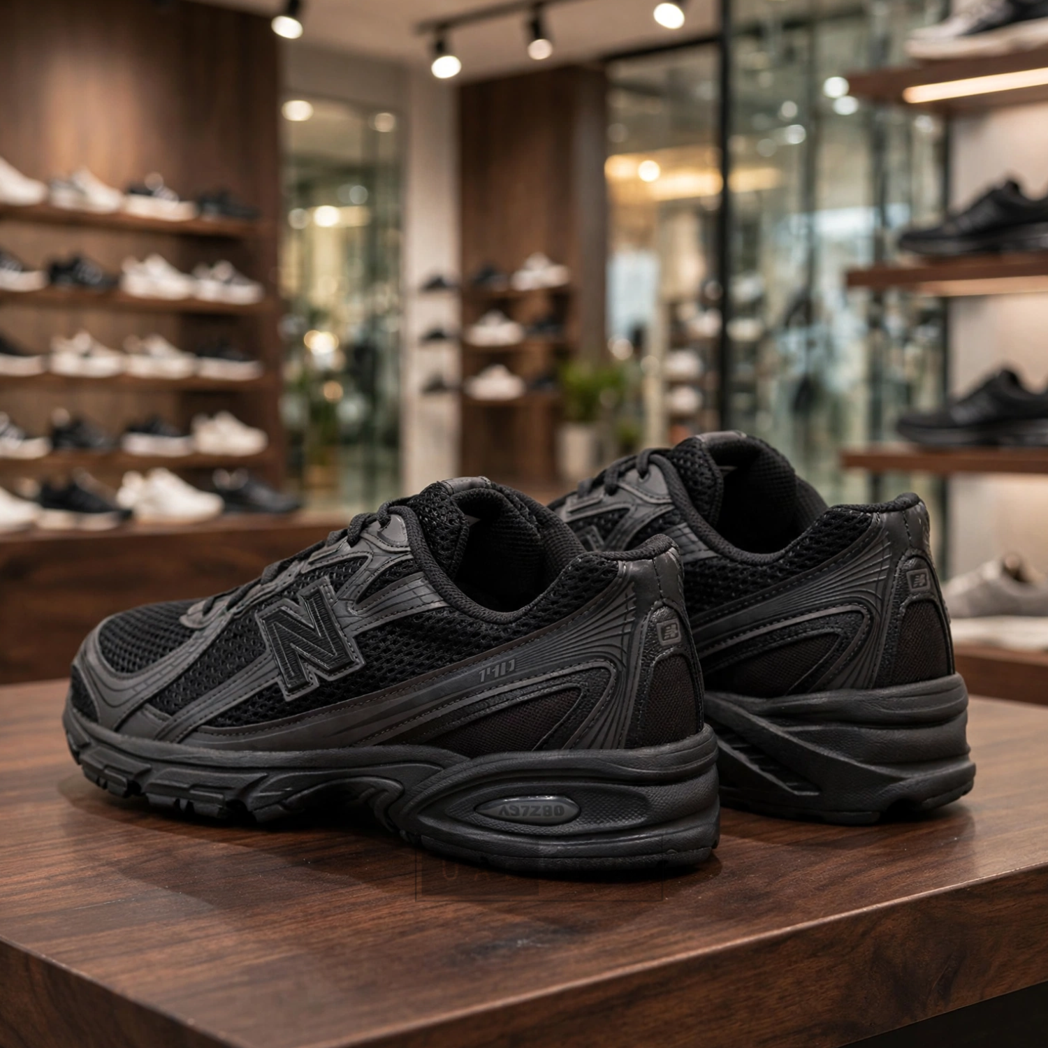 New Balance 740 Triple Black - Image 3