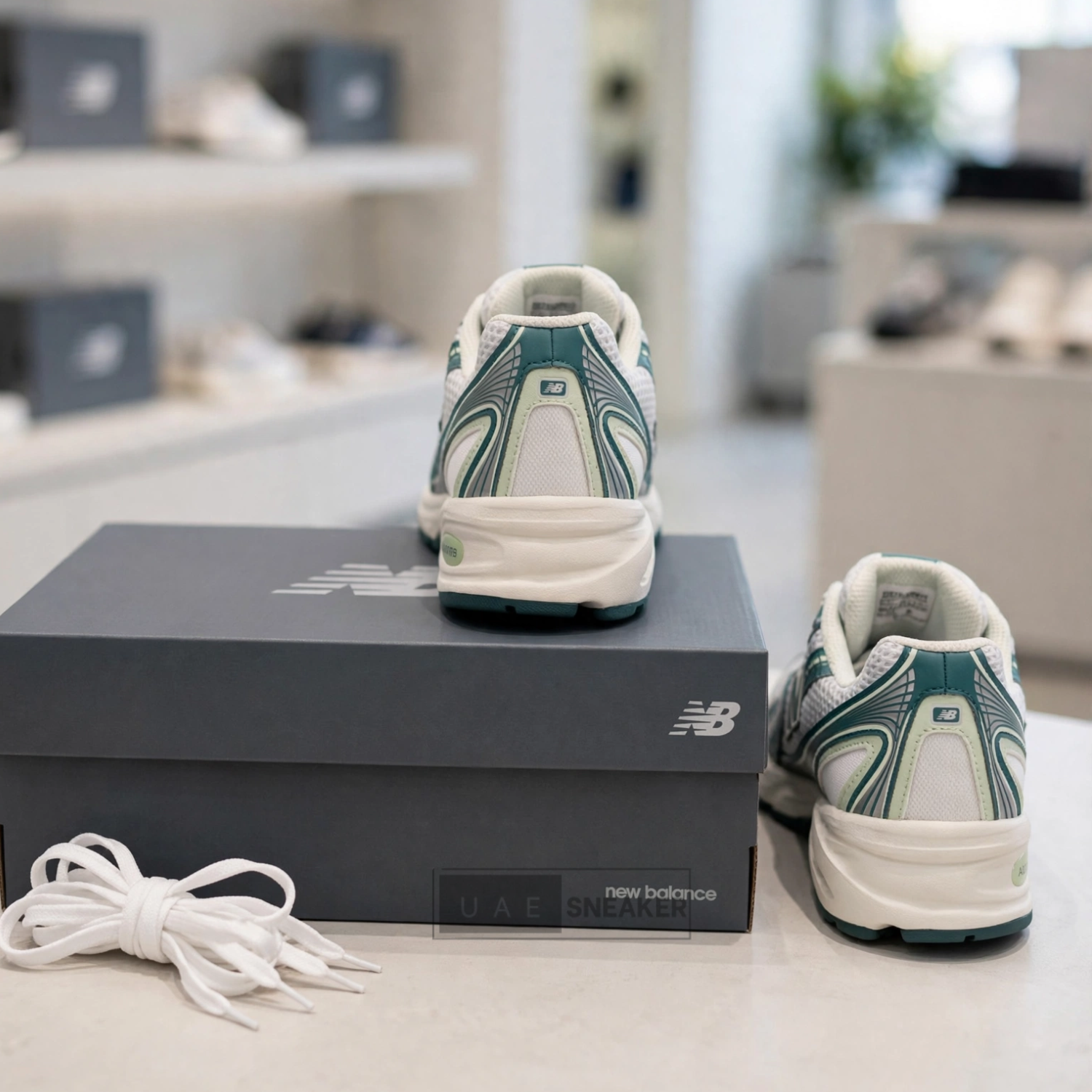 New Balance 740v2 White Marsh Green - Image 3