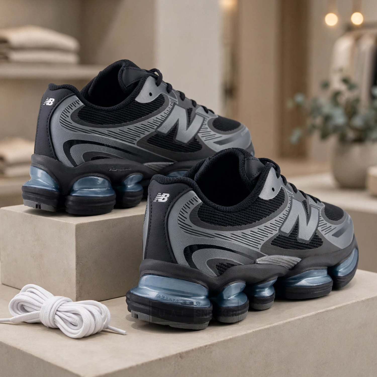 New Balance Abzorb 2000 Black Grey - Image 3