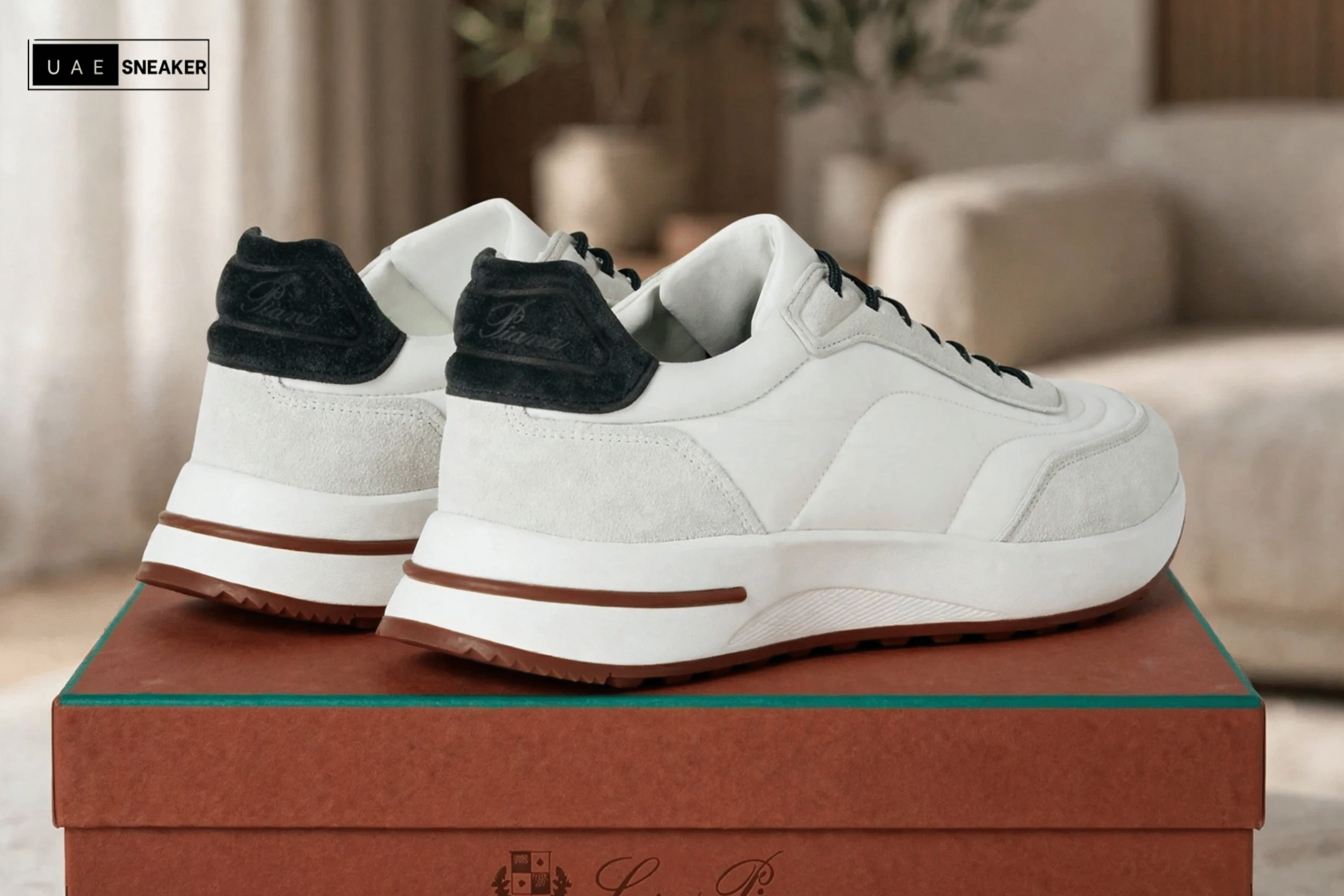 Loro Piana Week End Walk White Sneaker - Image 3