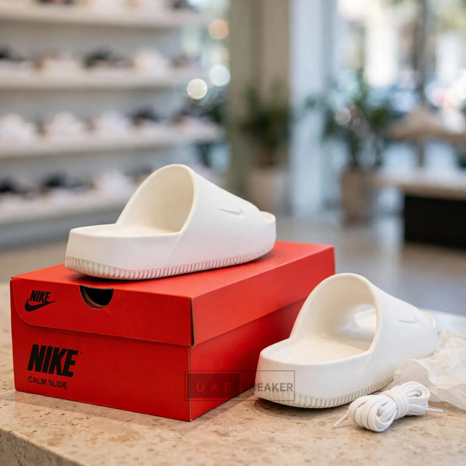 Nike Calm Slide White - Image 3