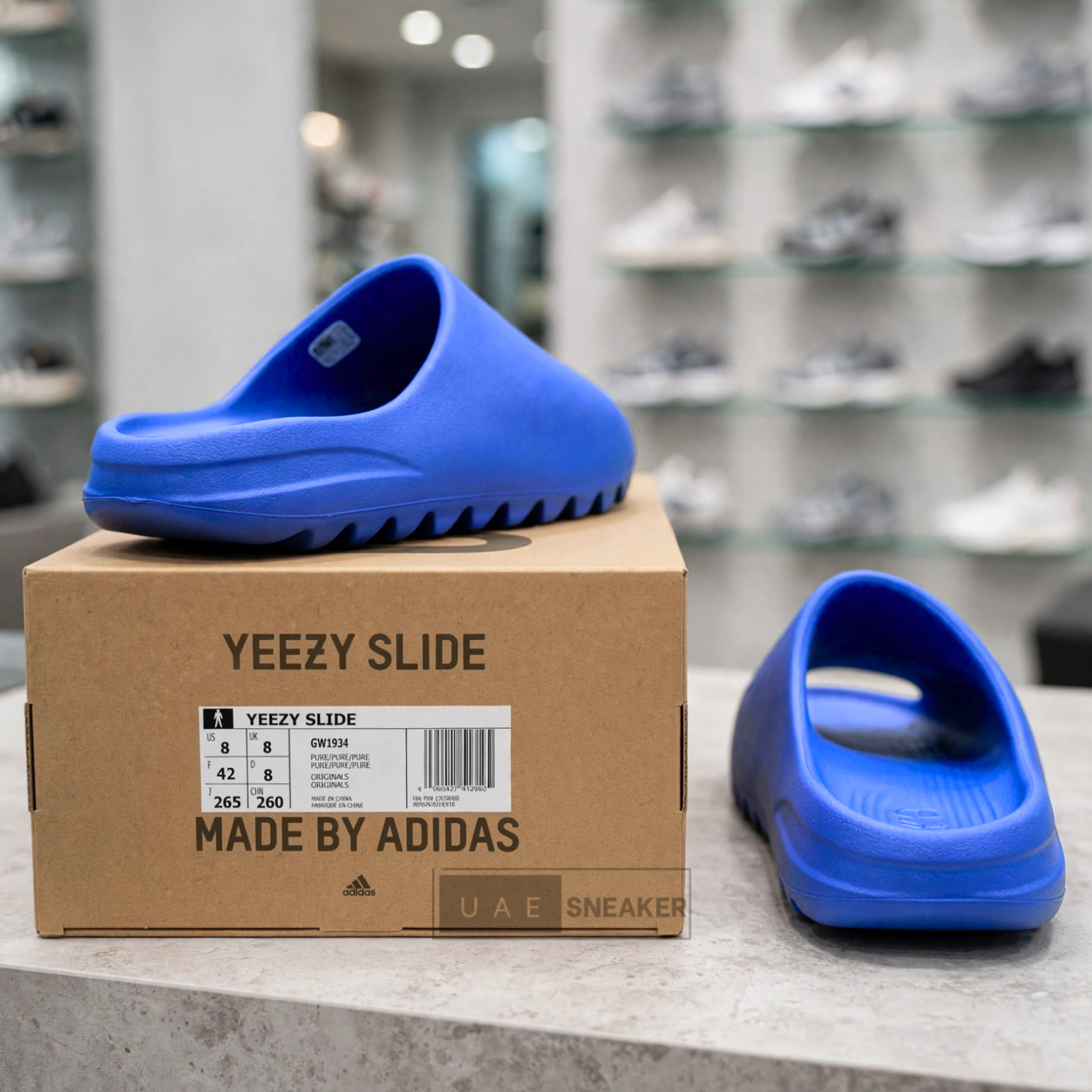 Yeezy Slide Blue - Image 2