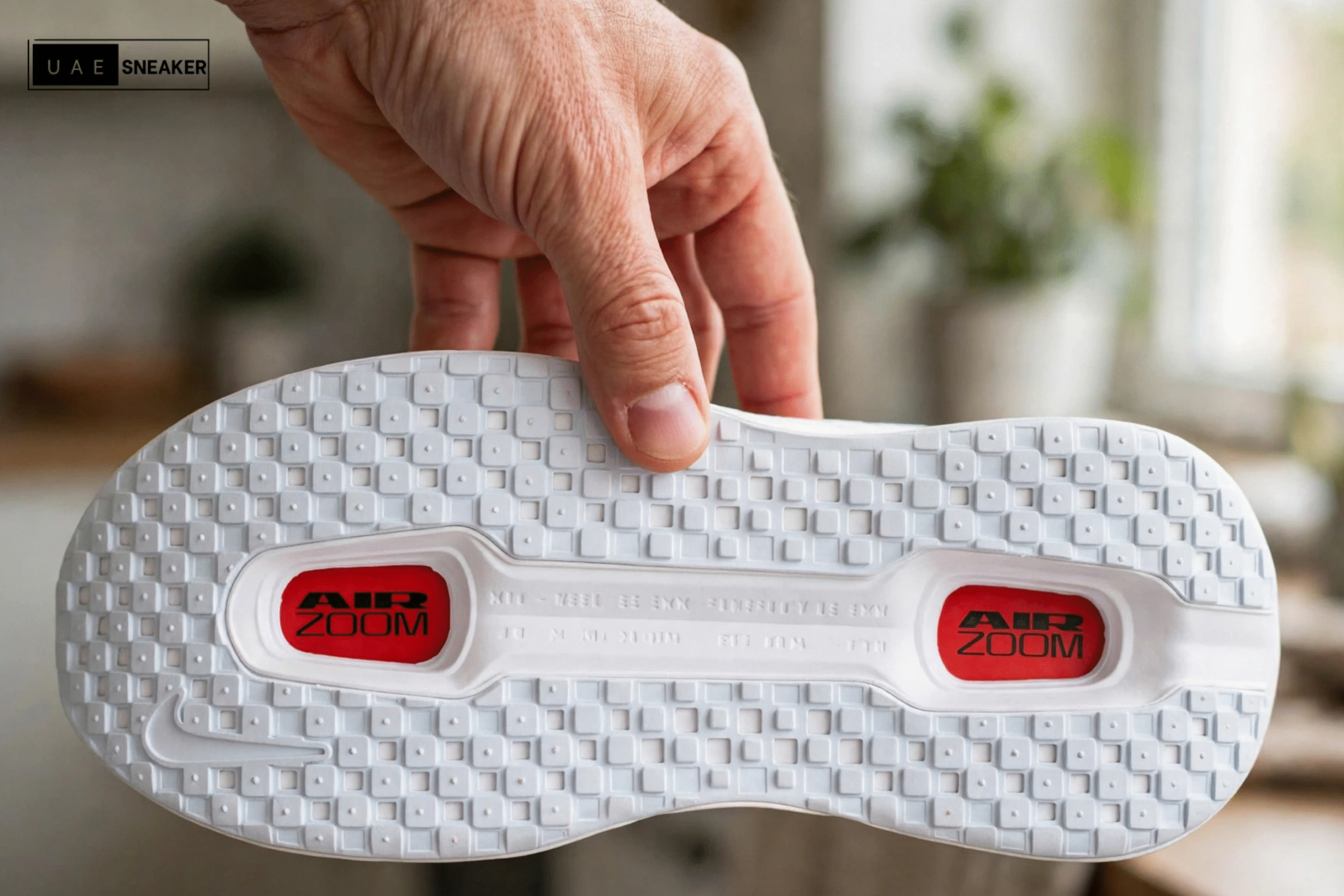 Nike Vomero Premium White Bright Crimson - Image 3