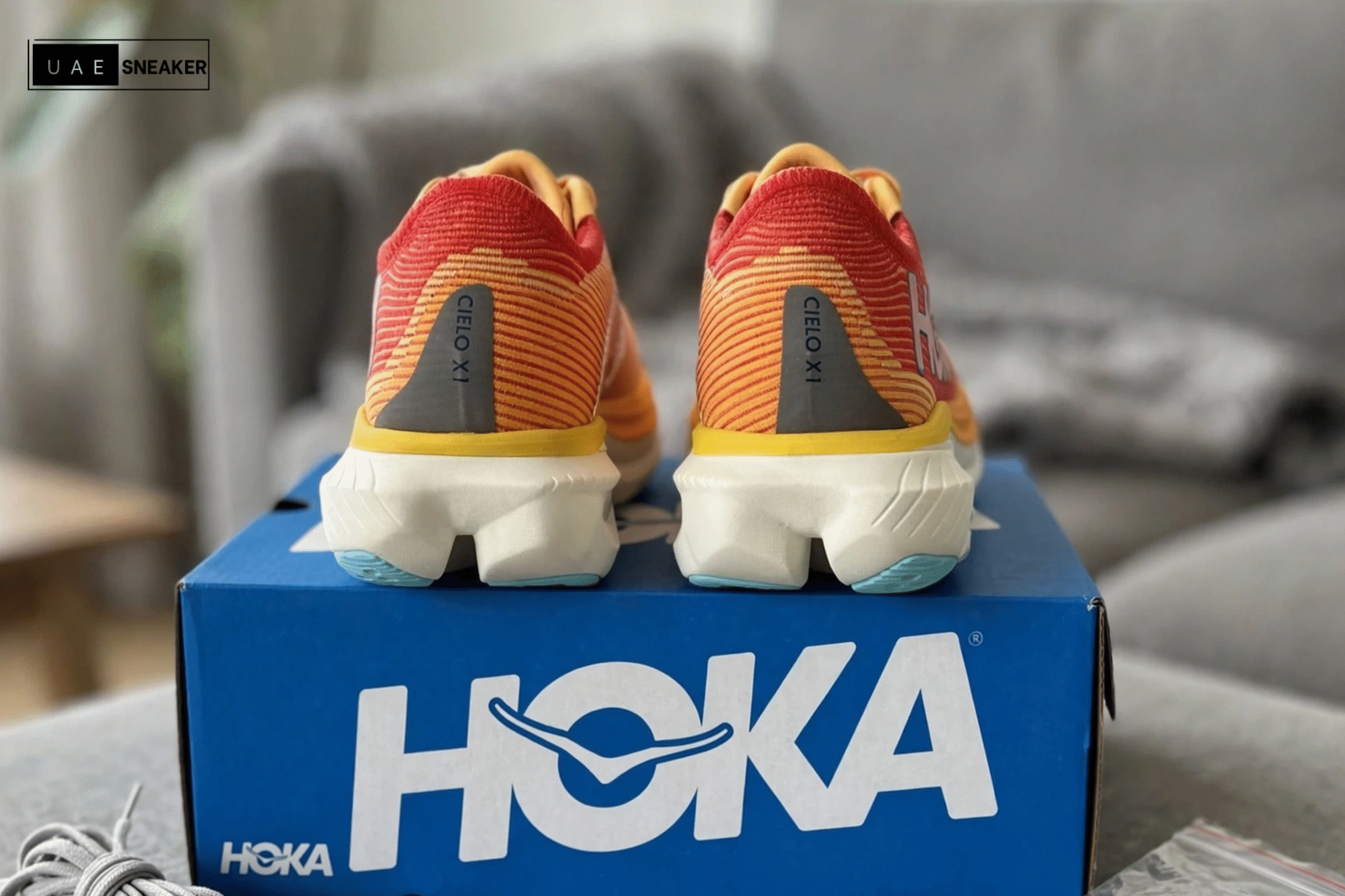 Hoka One One Cielo X1 Cerise Solar Flare - Image 4