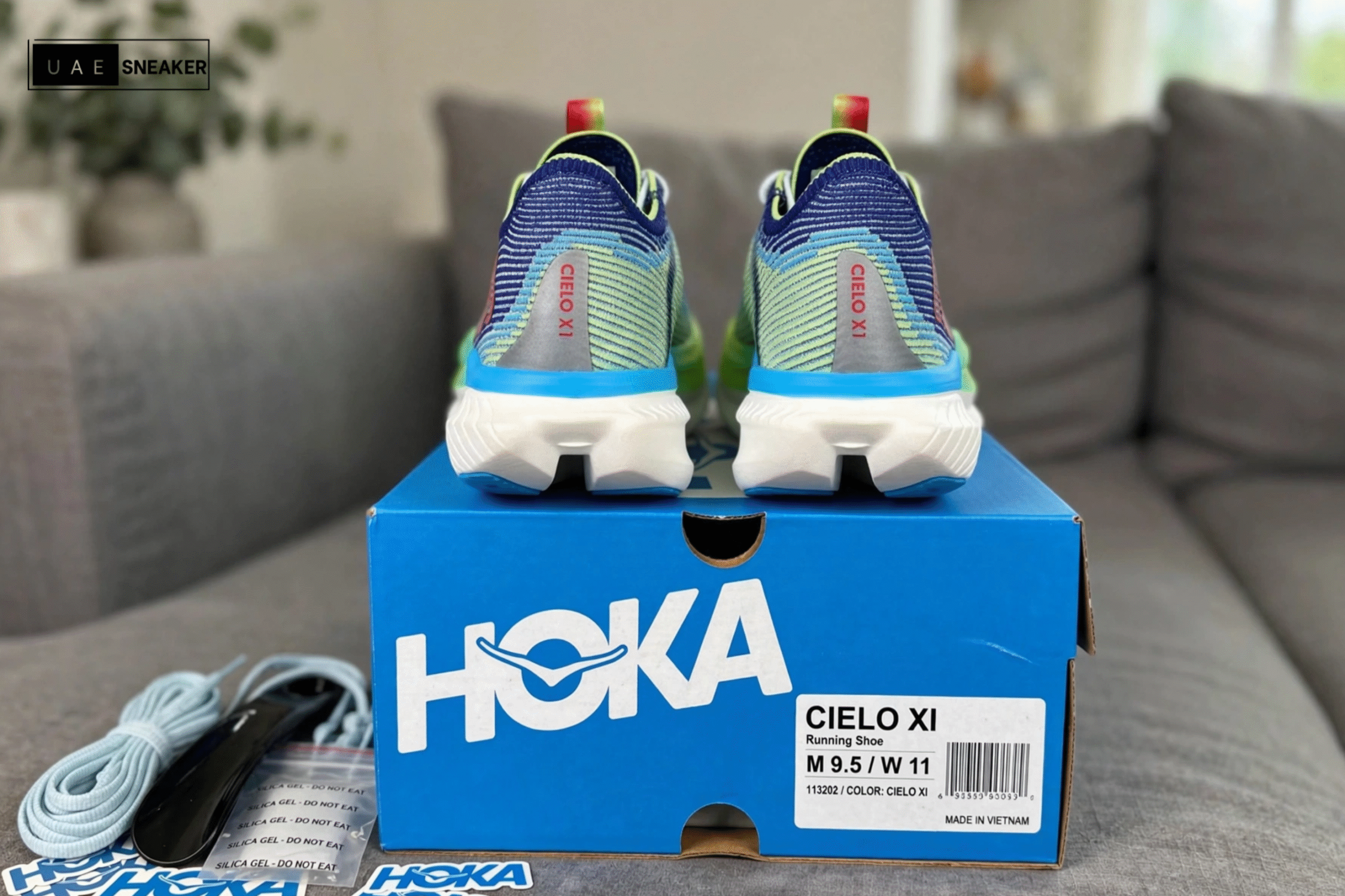 Hoka One One Cielo X1 Evening Sky Lettuce - Image 4