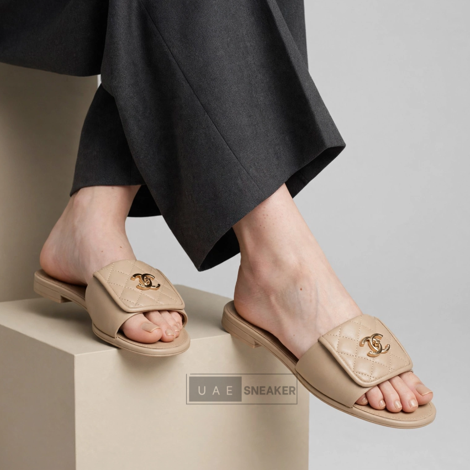 Chanel Sandals Beige - Image 4