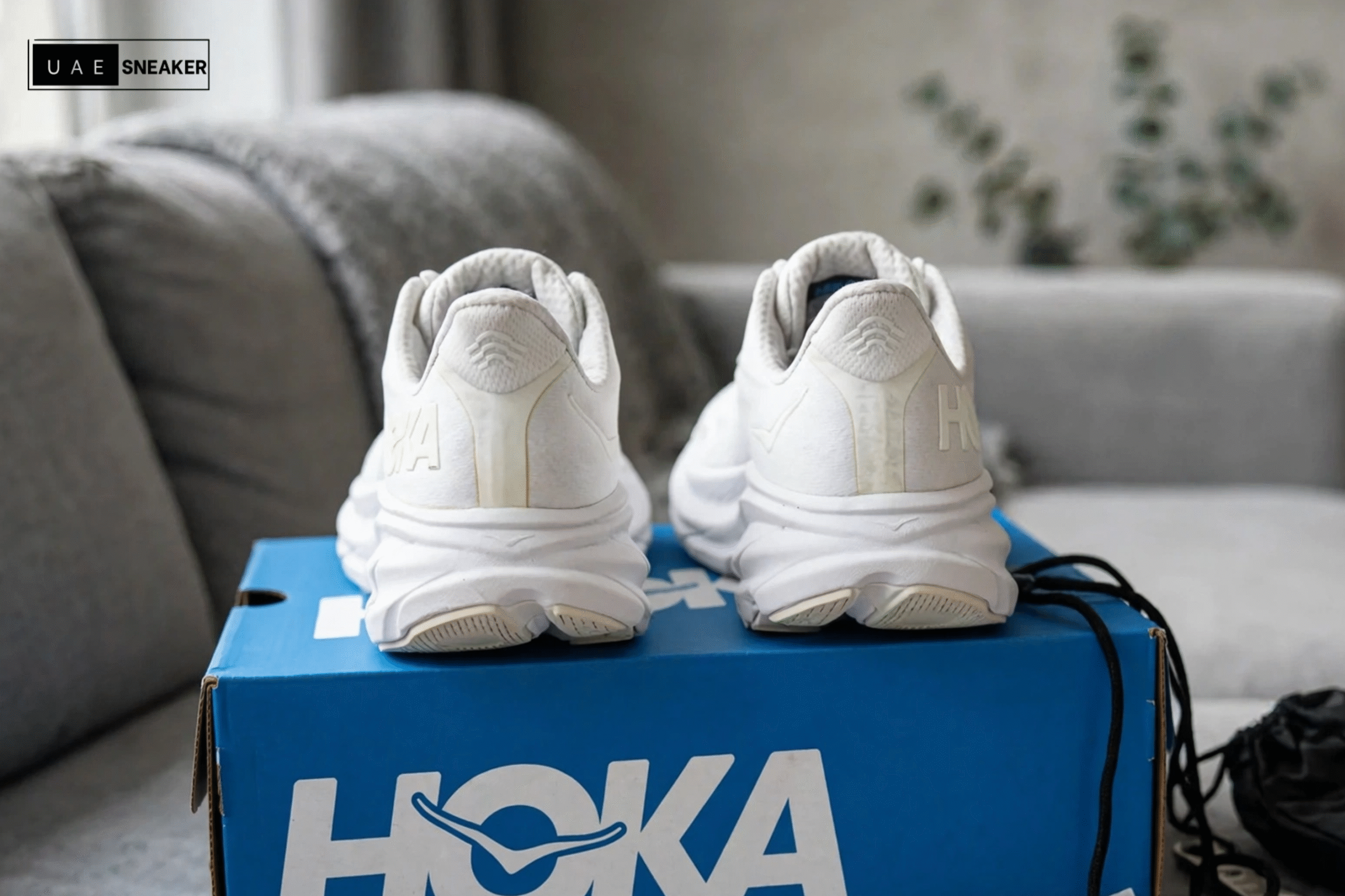 Hoka One One Clifton 9 White - Image 4