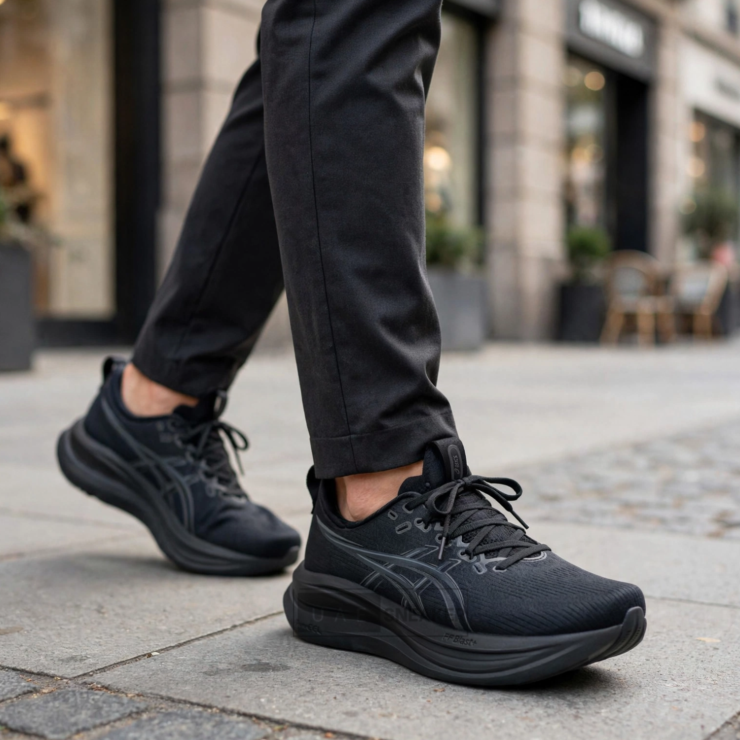 ASICS Gel Nimbus 28 Black Graphite Grey - Image 4