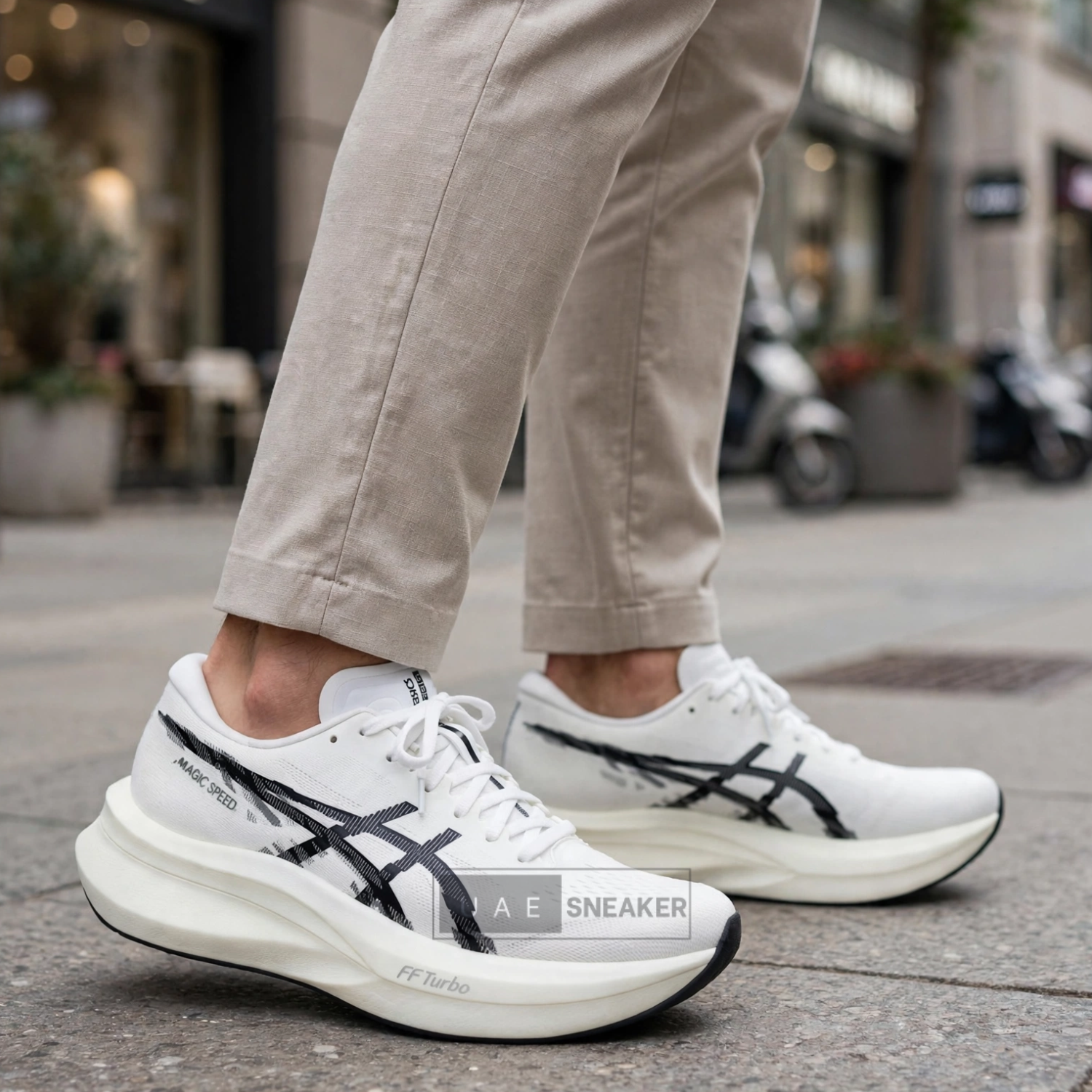 ASICS Magic Speed 4 White Black - Image 4