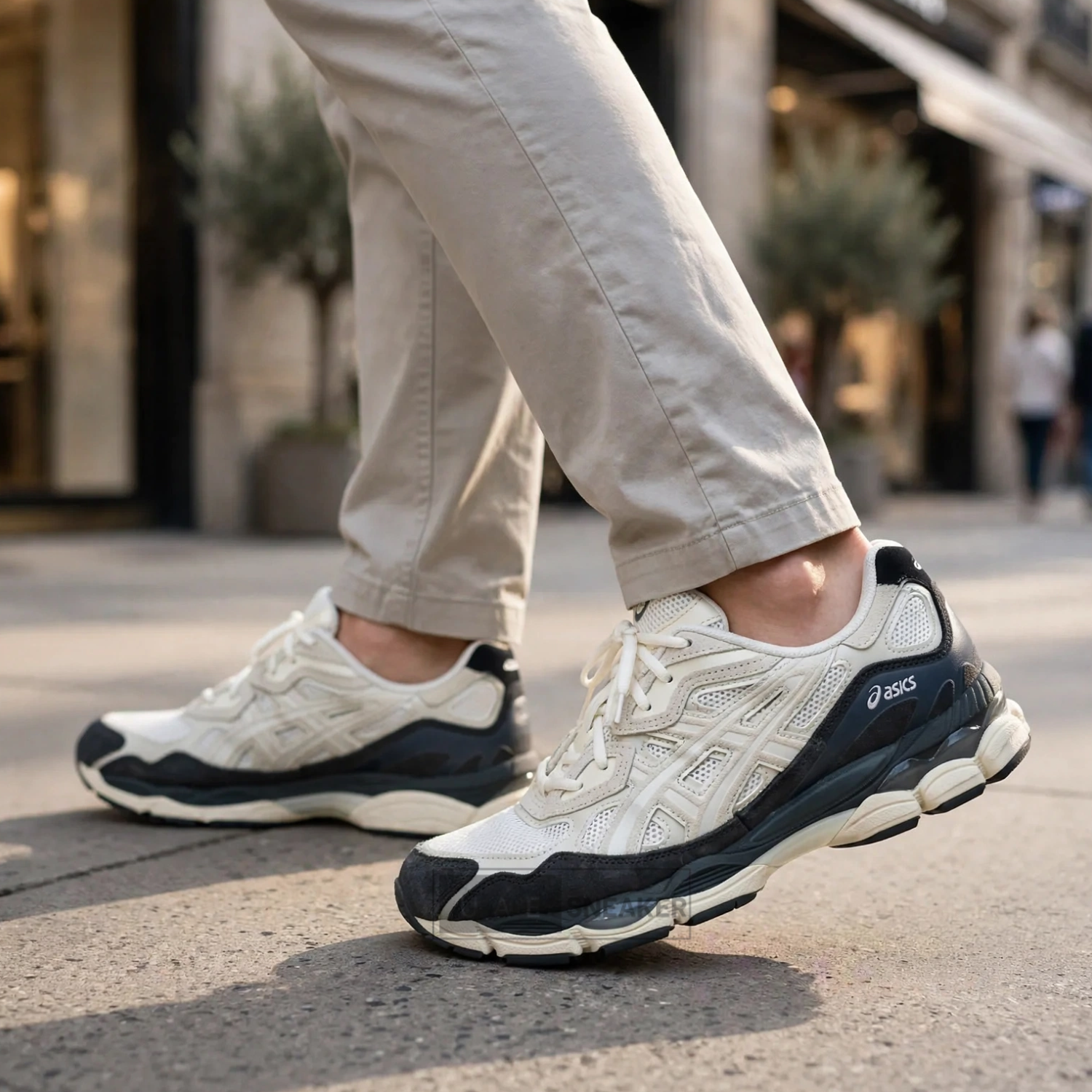 ASICS Gel NYC White Smoke Grey - Image 4