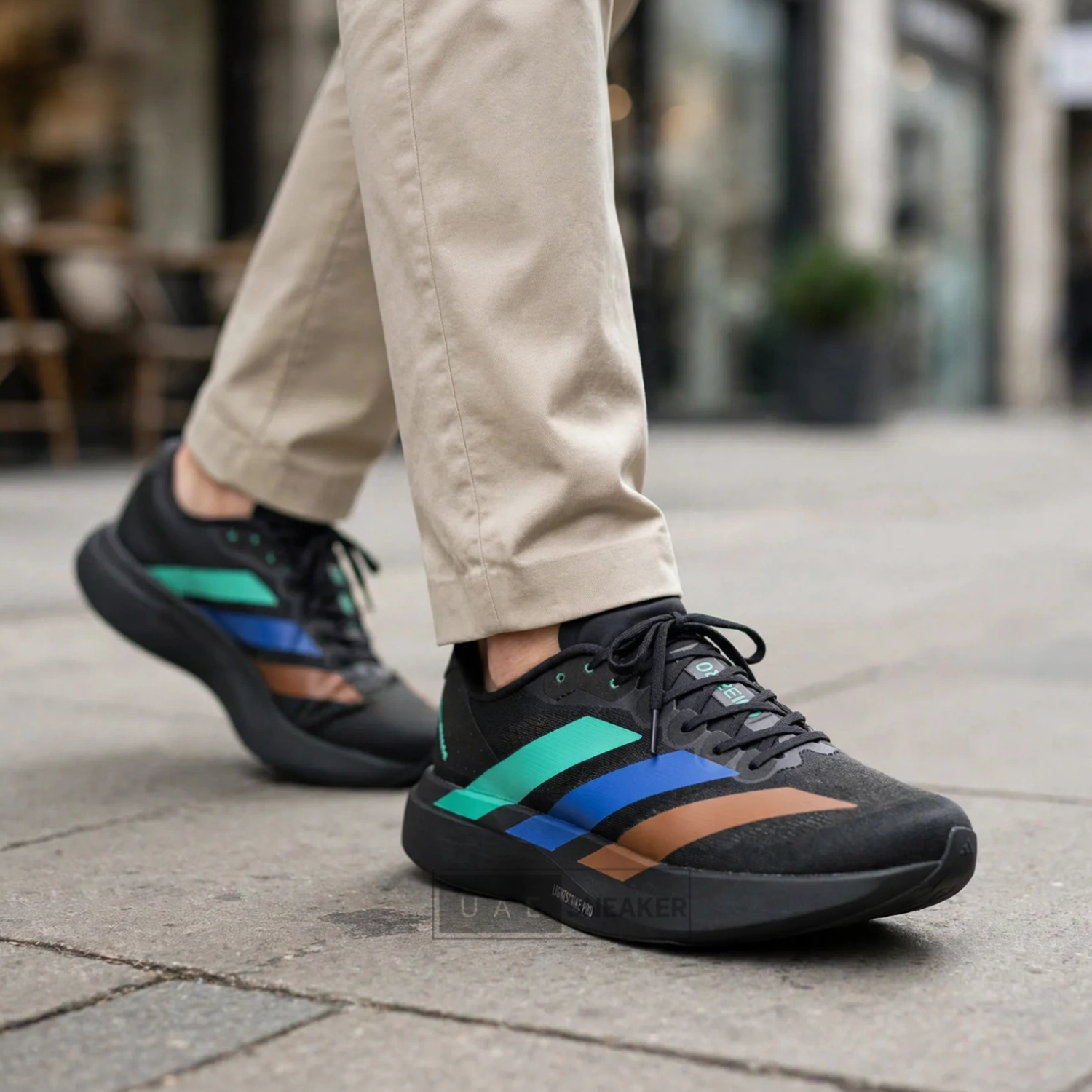 Adidas Adizero Evo SL Pharrell Humanrace Black Green Blue - Image 4