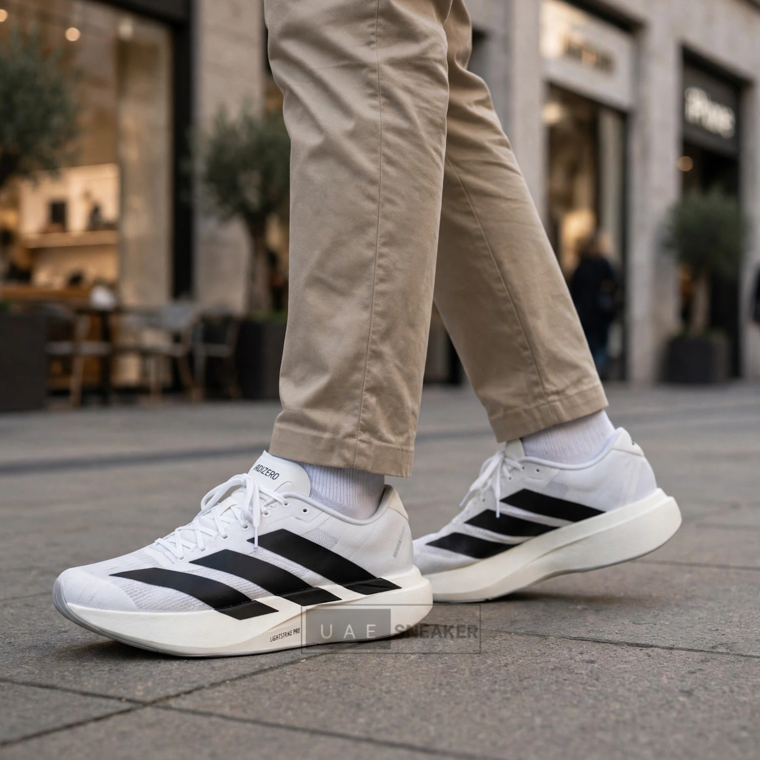 Adidas Adizero Evo SL White Black - Image 4