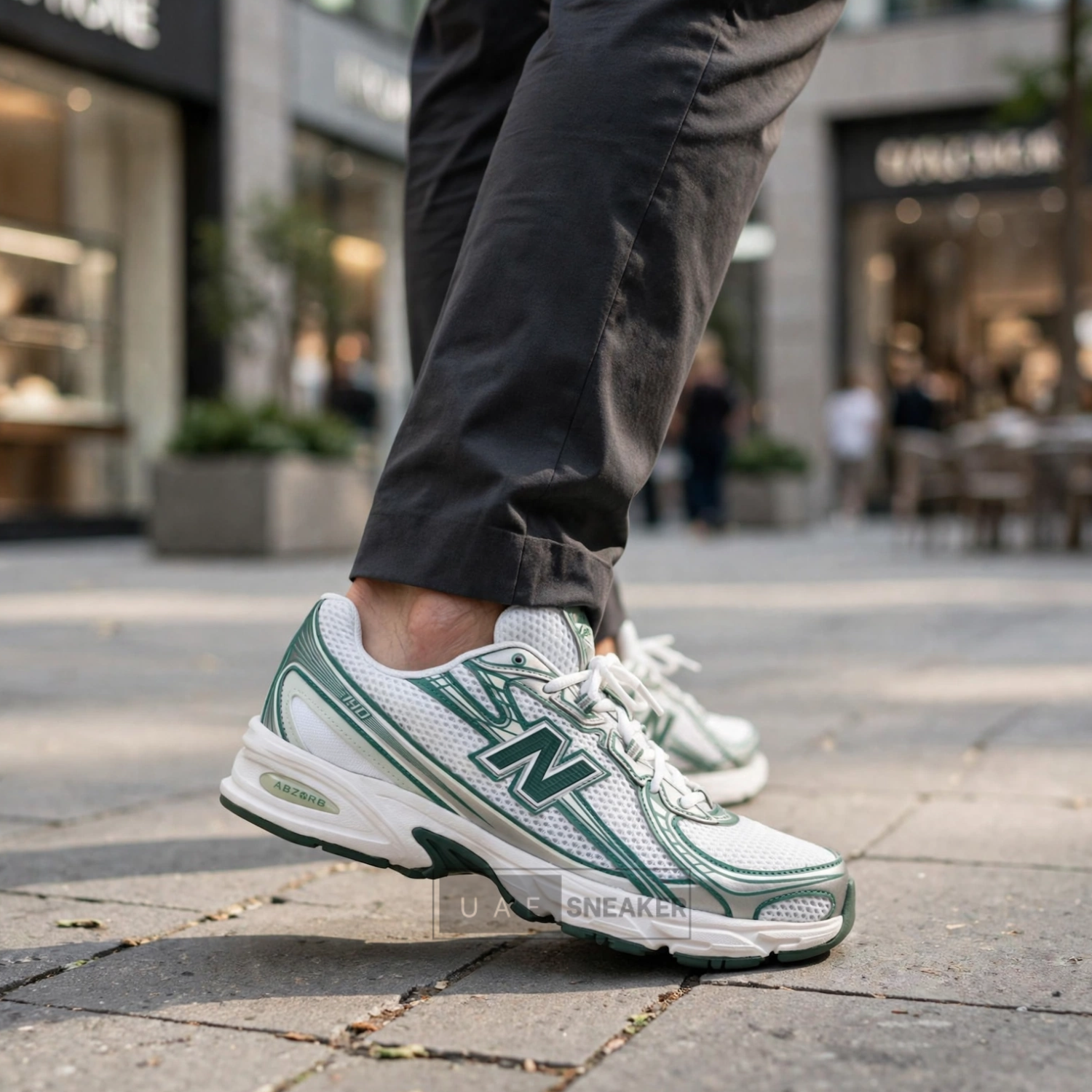 New Balance 740v2 White Marsh Green - Image 4