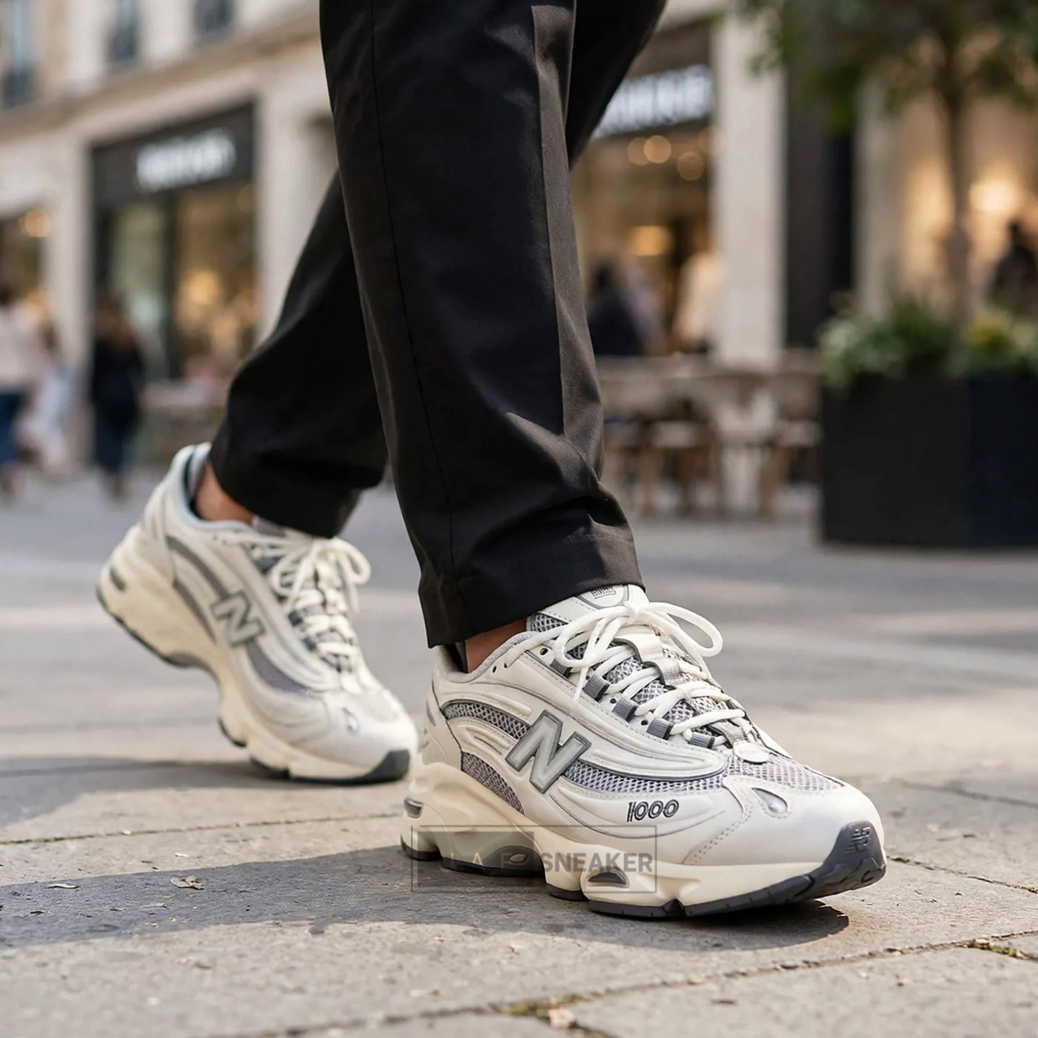 New Balance 1000 Sea Salt Grey - Image 4