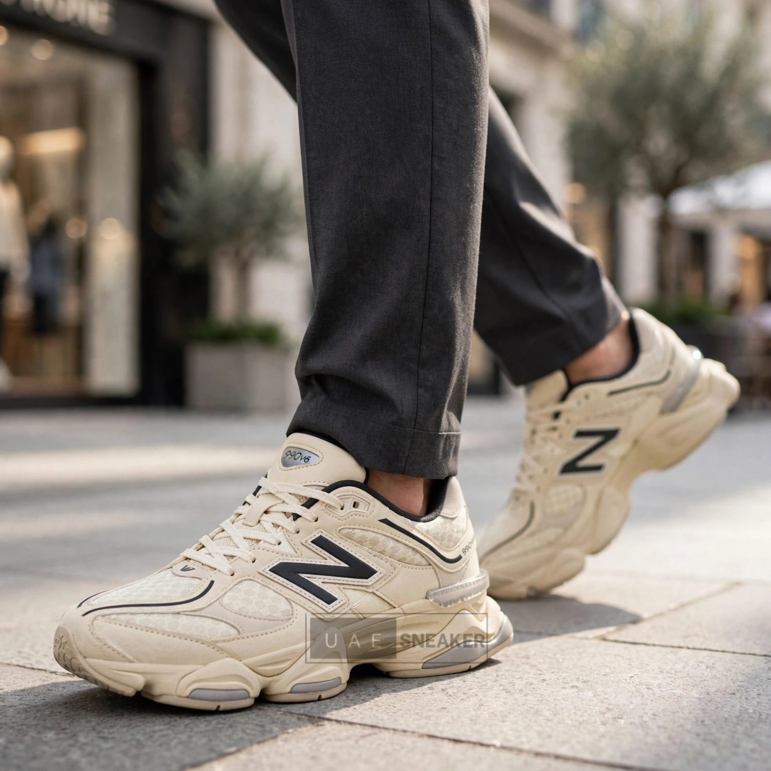 New Balance 9060 Turtledove Black Silver Metallic - Image 4