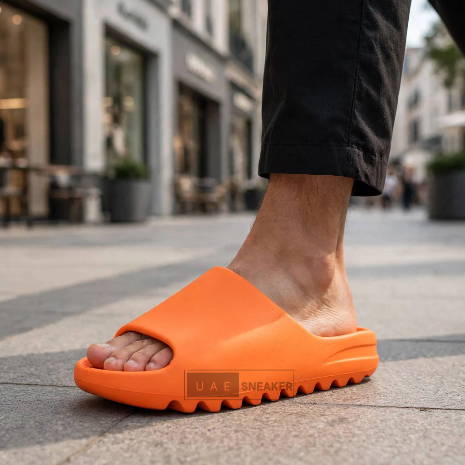 Yeezy Slide Orange - Image 4