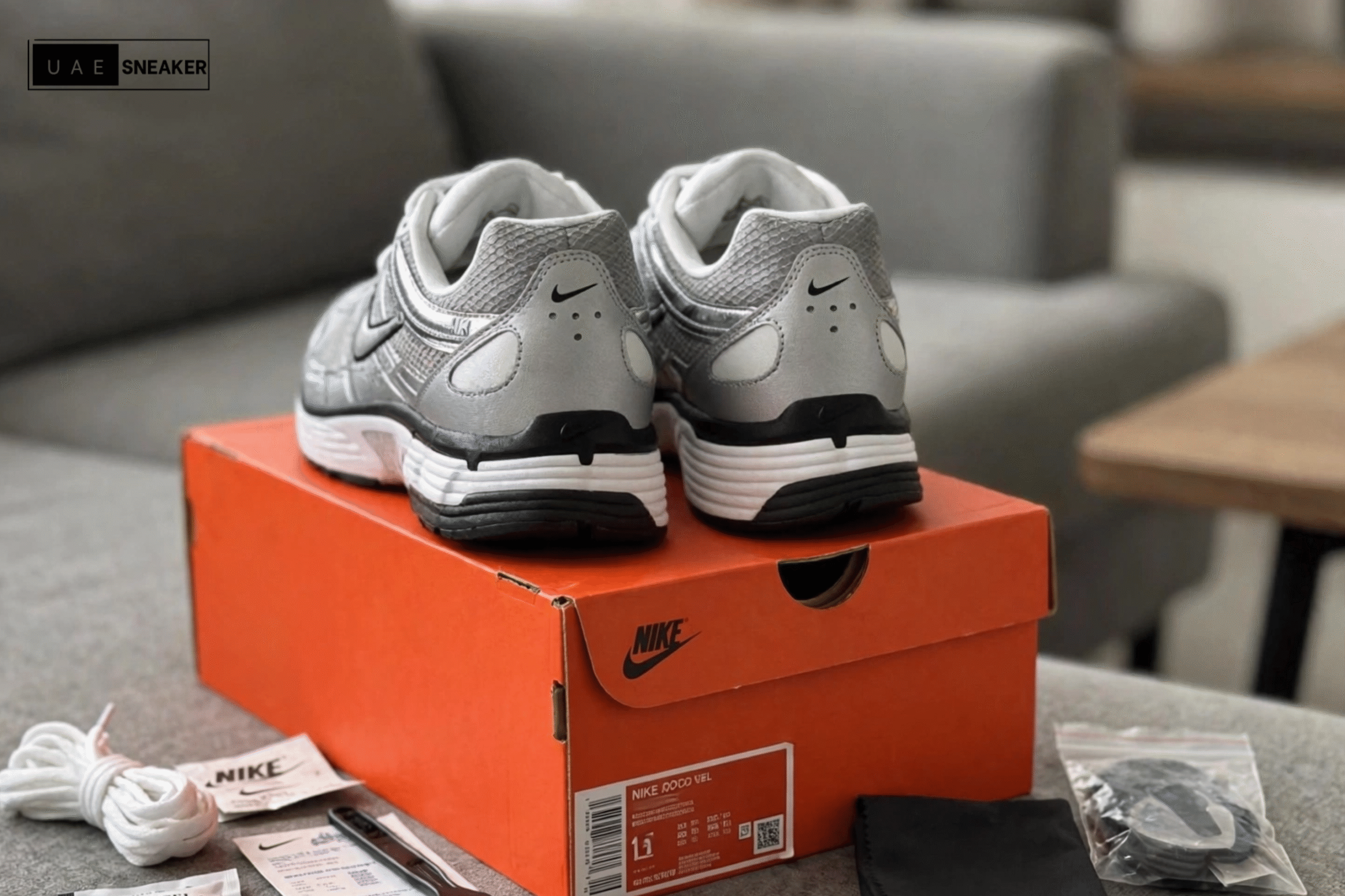 Nike P-6000 Metallic Silver - Image 4