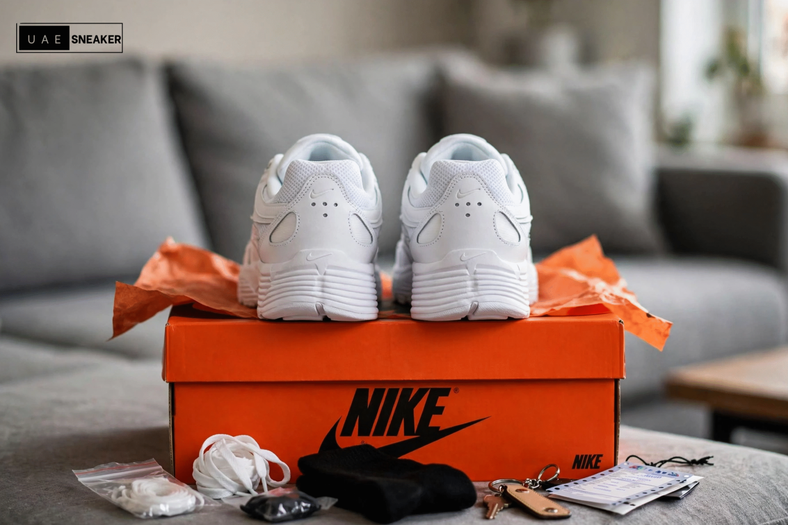 Nike P-6000 Triple White - Image 4