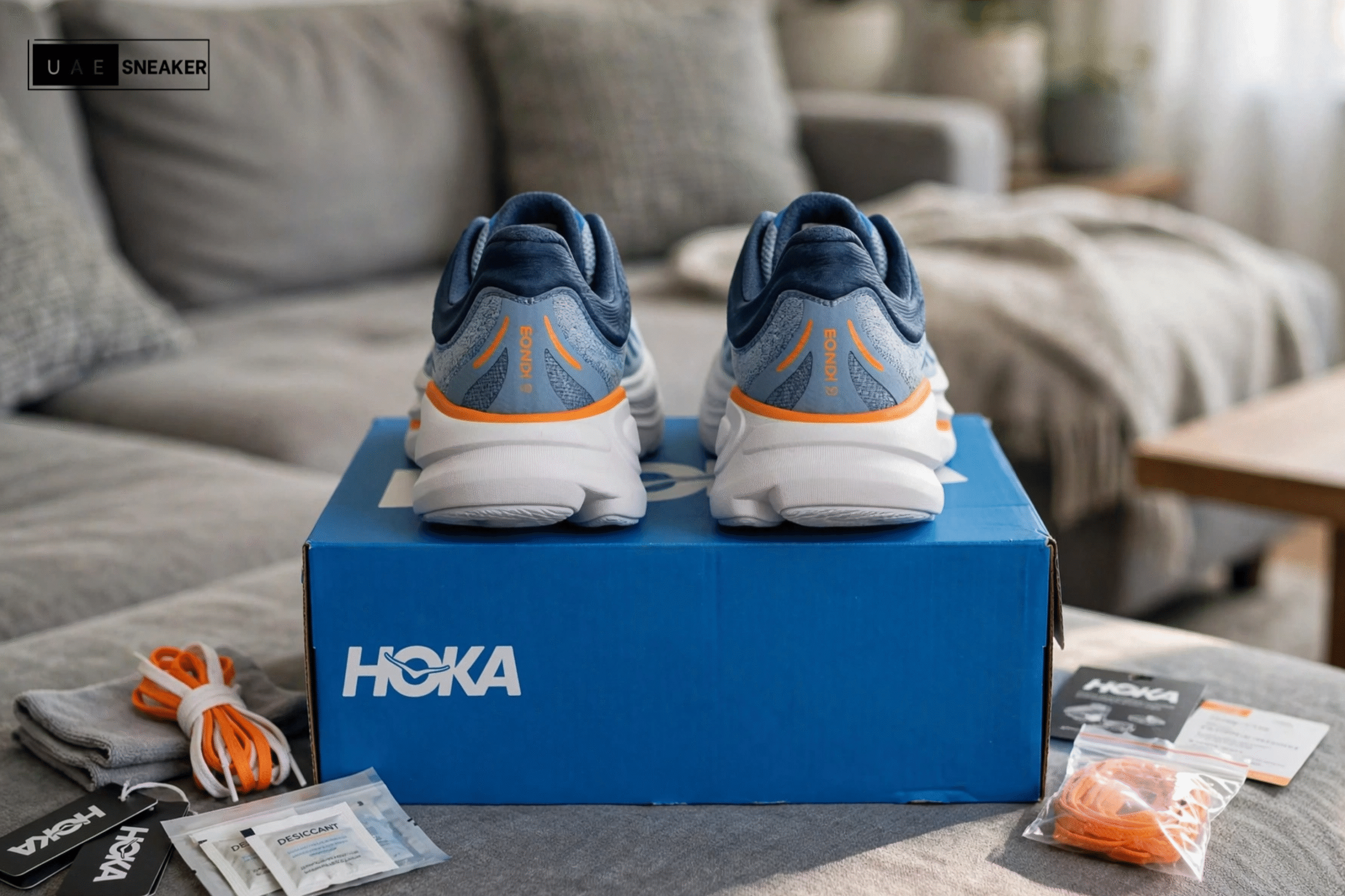 Hoka One One Bondi 9 Drizzle Downpour - Image 4