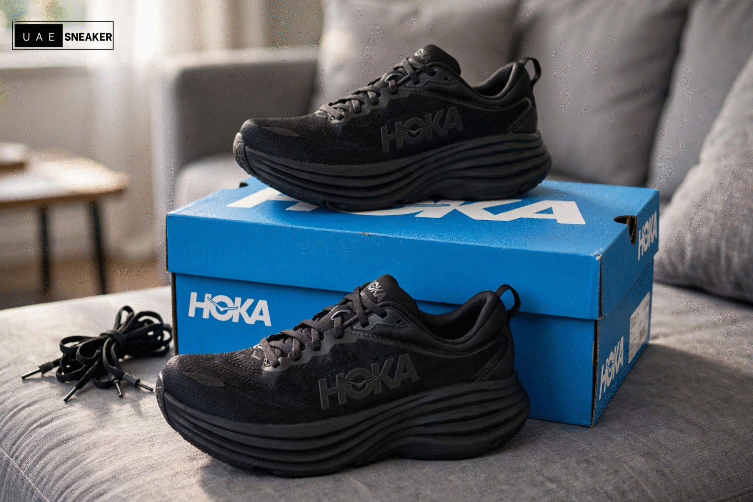Hoka One One Bondi 8 Triple Black - Image 5