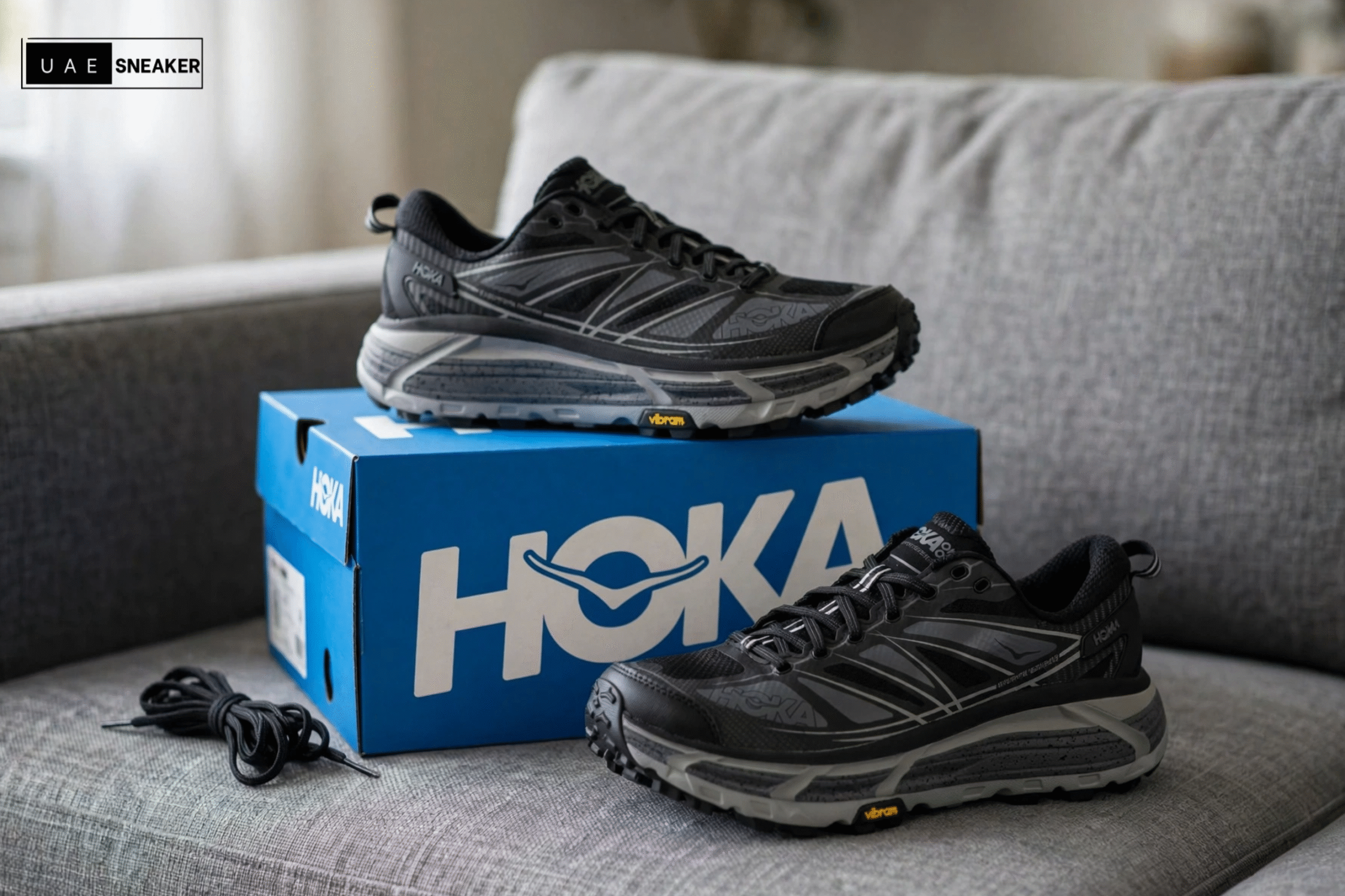 Hoka One One Mafate Speed 2 Black Castlerock - Image 5