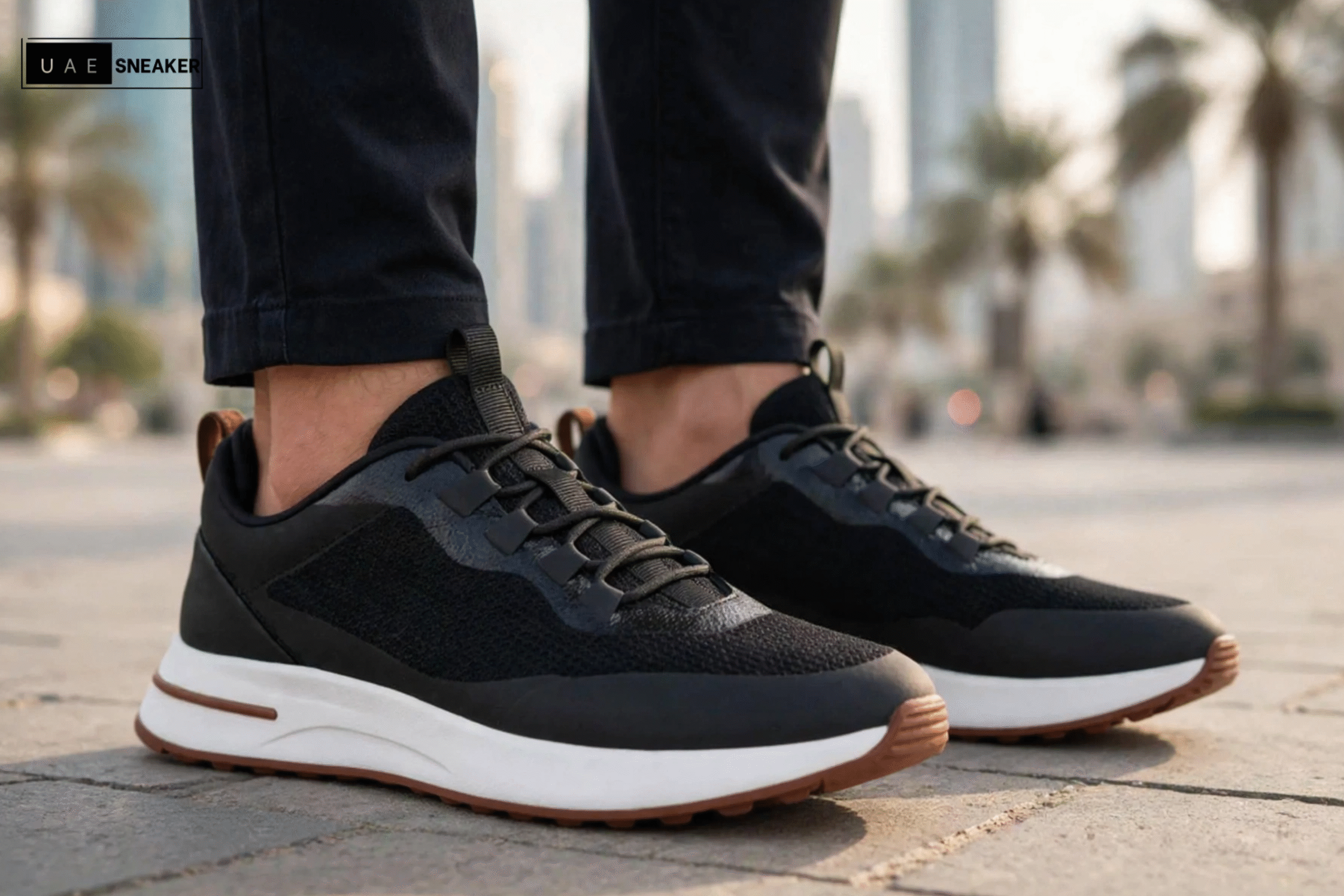 Loro Piana Week End Walk Microfibre Men Black Sneaker - Image 5