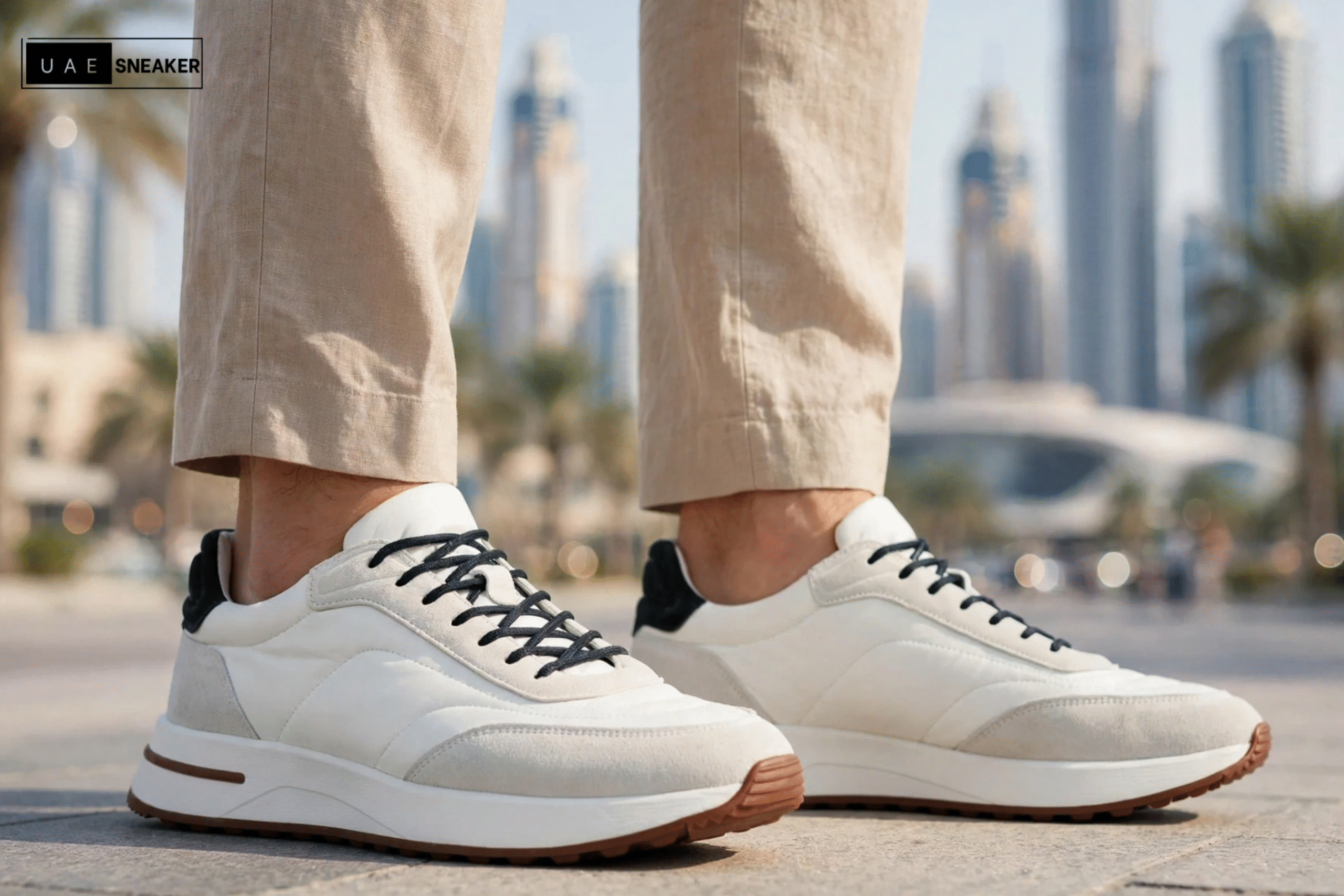 Loro Piana Week End Walk White Sneaker - Image 5
