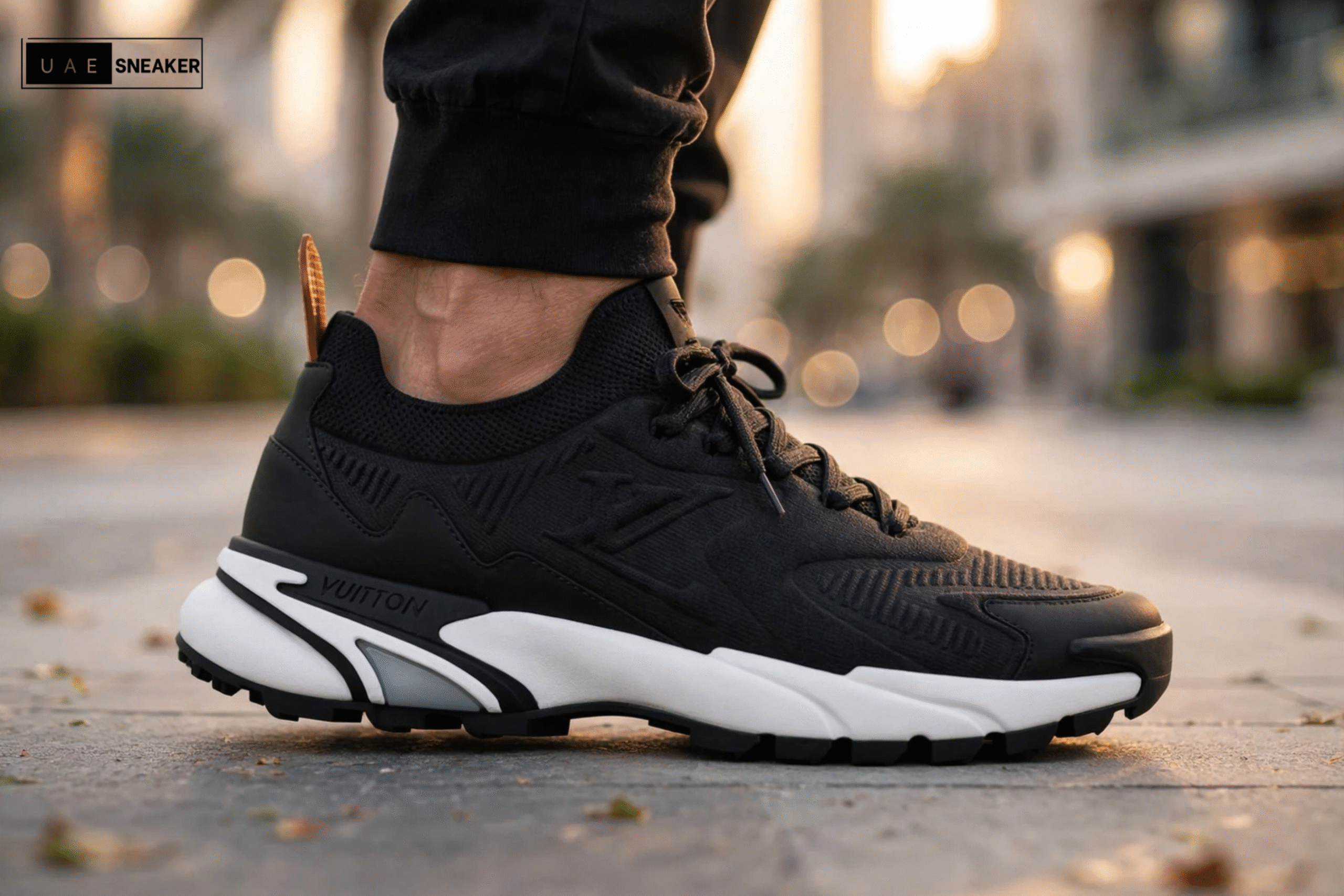Louis Vuitton LV Runner Tatic Sneaker Black White - Image 5