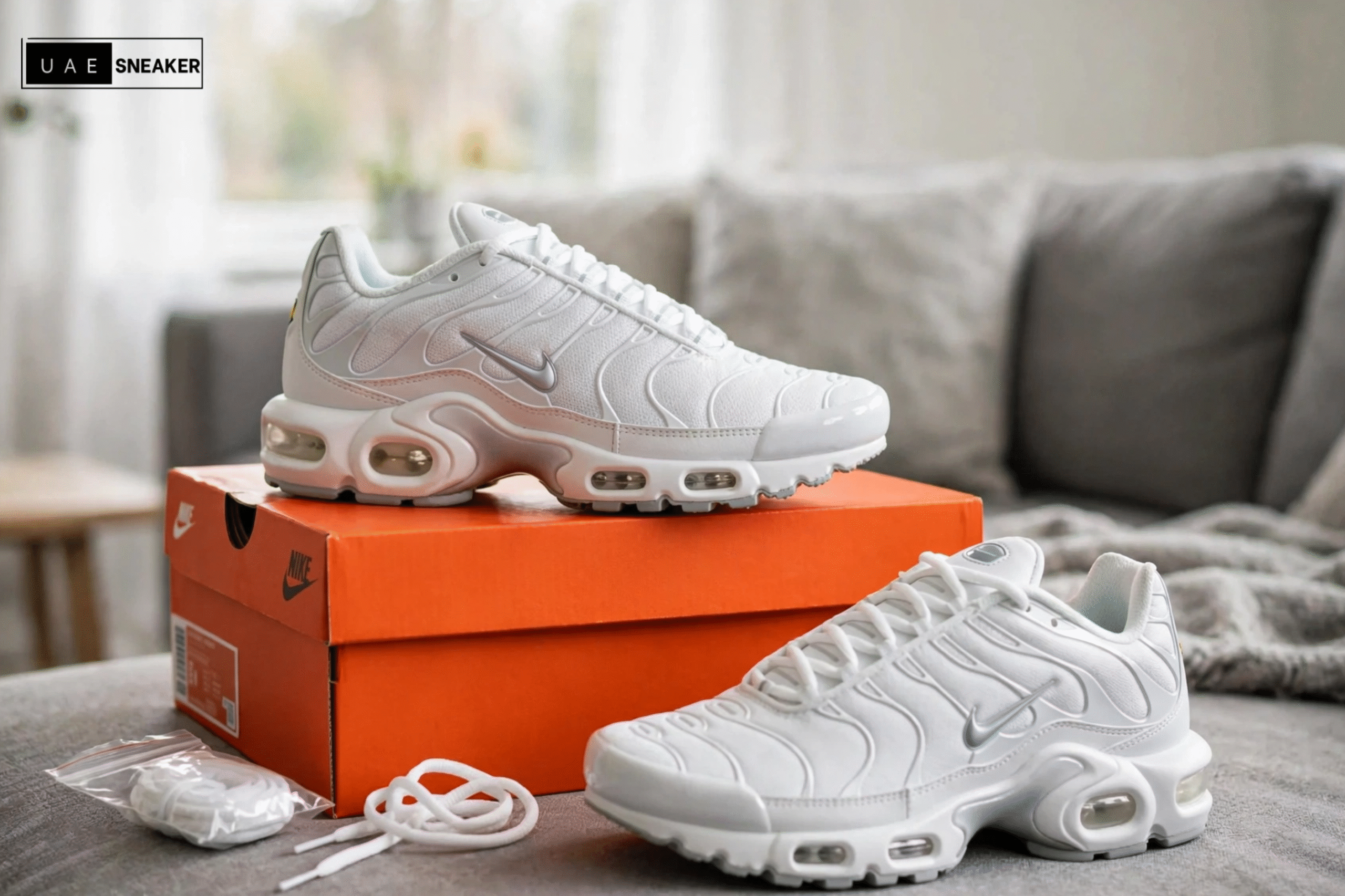 Nike Air Max Plus White Pure Platinum - Image 5