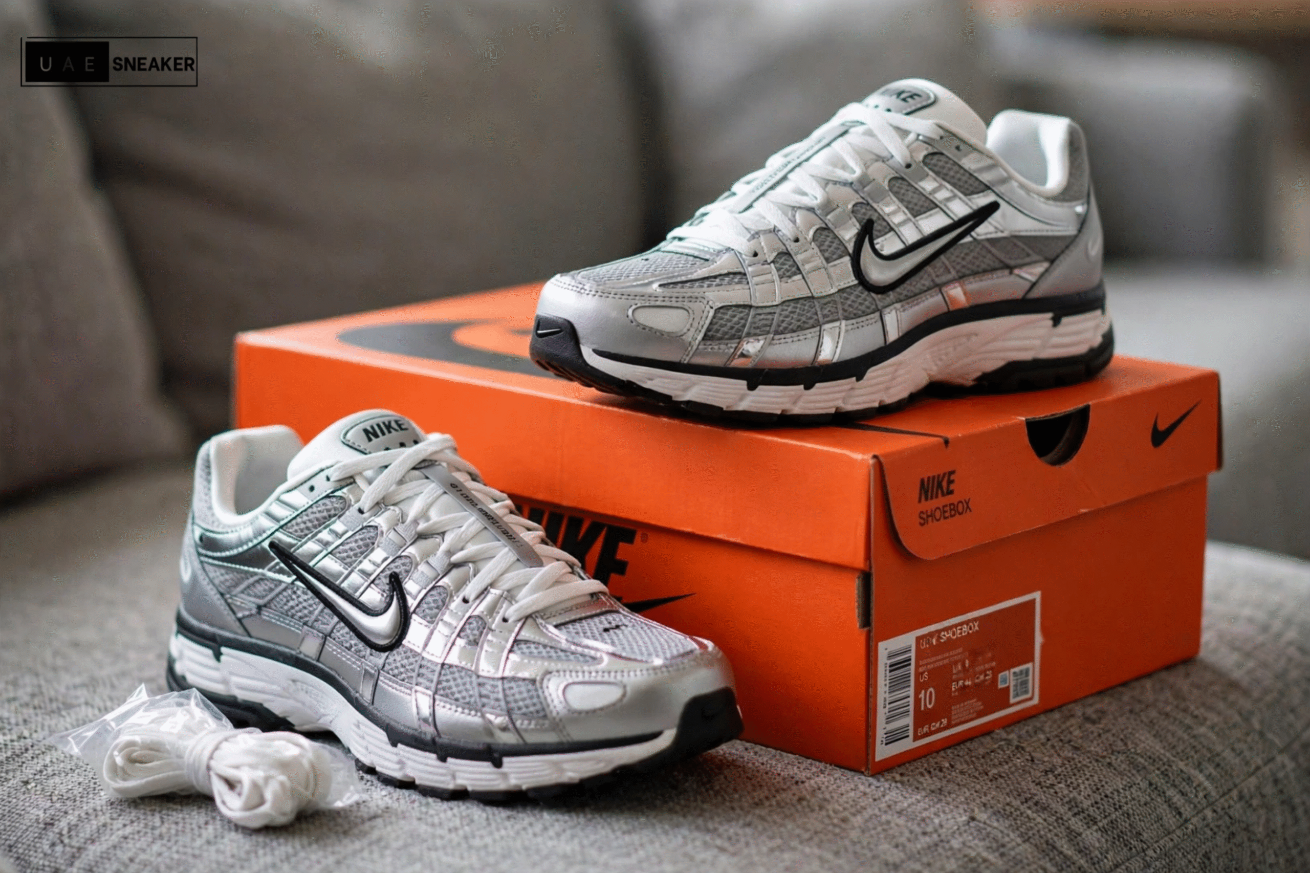 Nike P-6000 Metallic Silver - Image 5