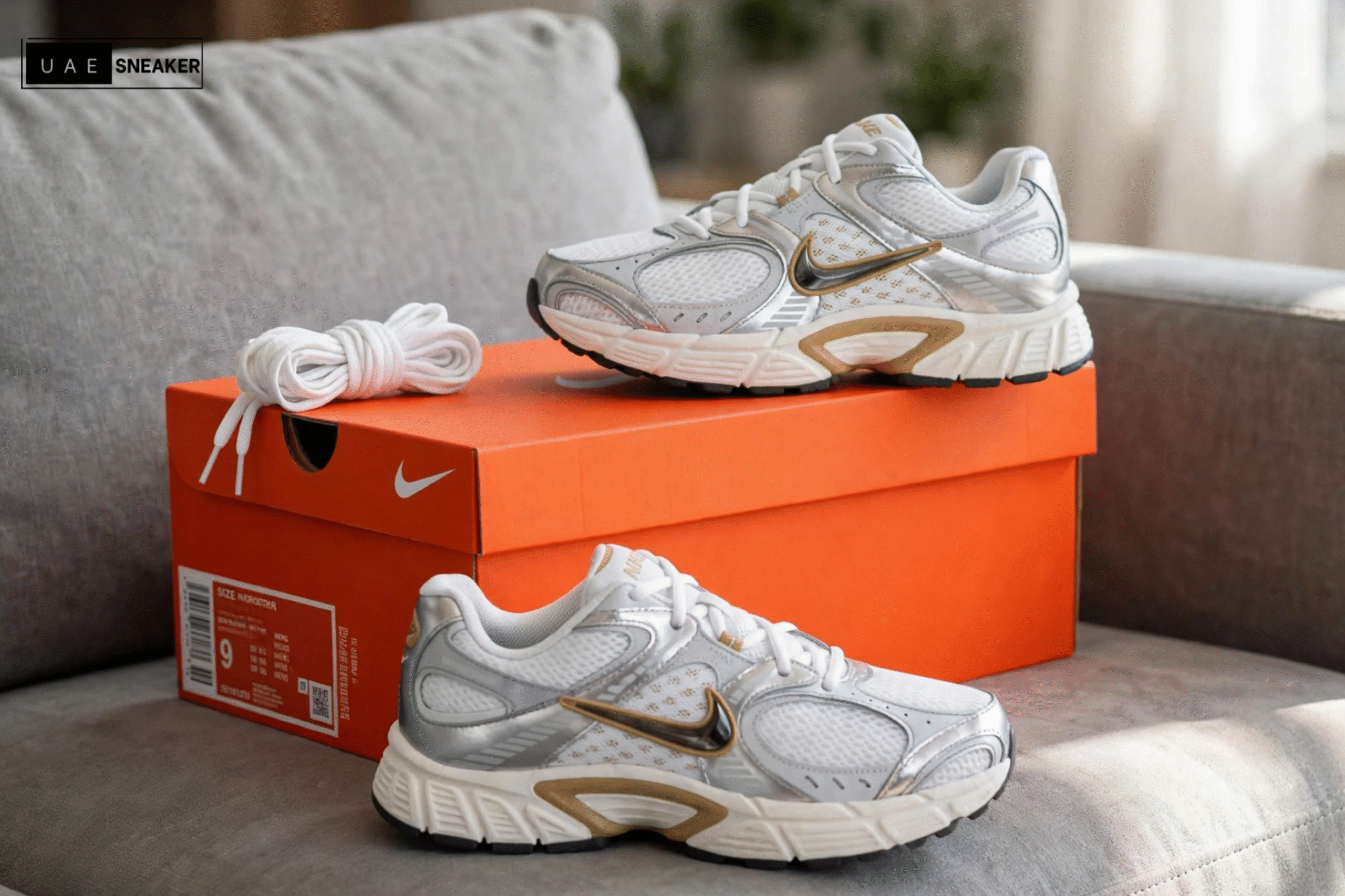 Nike V5 RNR Parachute Beige Metallic Pewter - Image 5