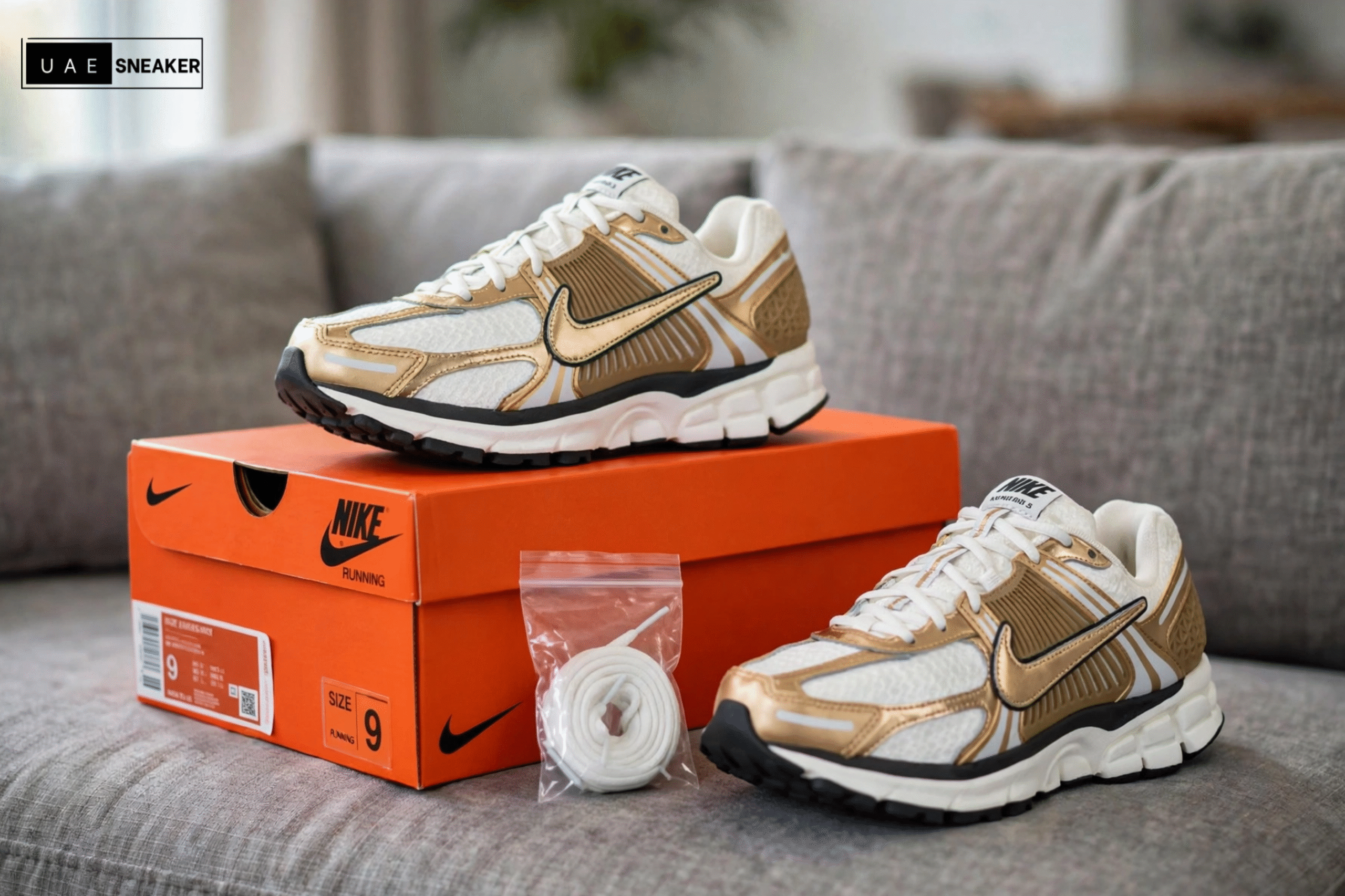 Nike Zoom Vomero 5 Metallic Gold - Image 5