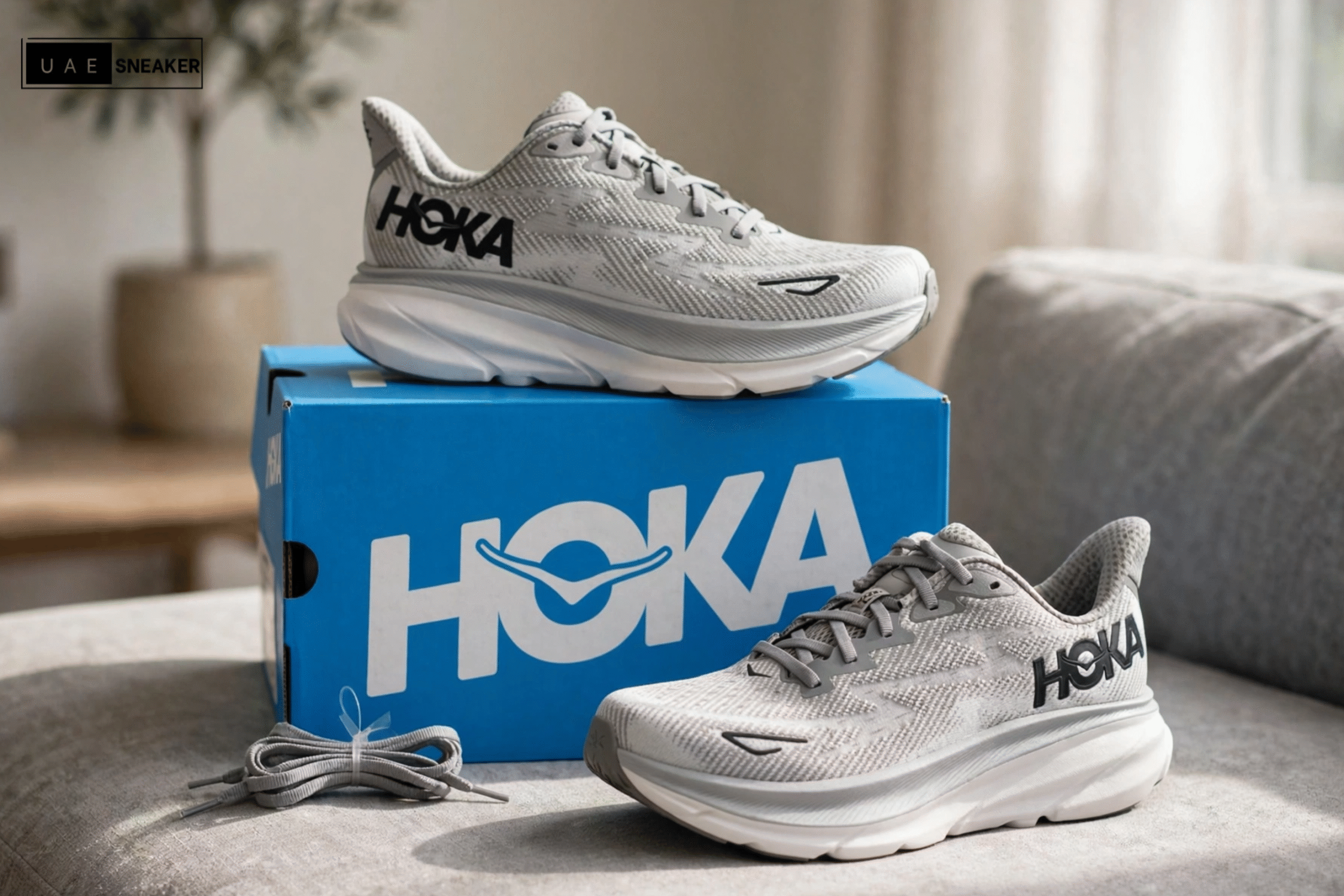 Hoka One One Clifton 9 – Harbor Mist - Image 5