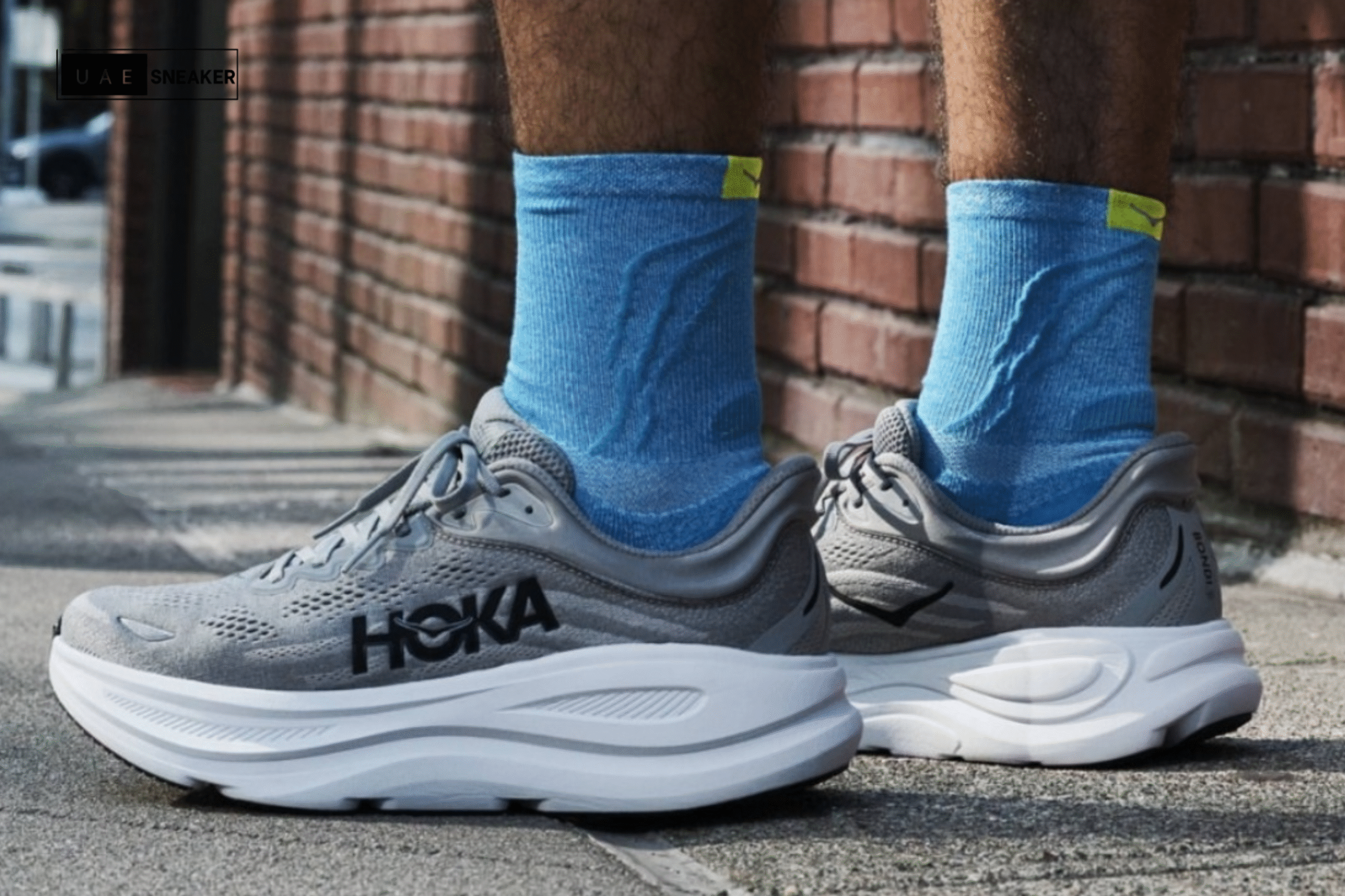 Hoka One One Bondi 9 Galactic Grey Stellar Grey - Image 6
