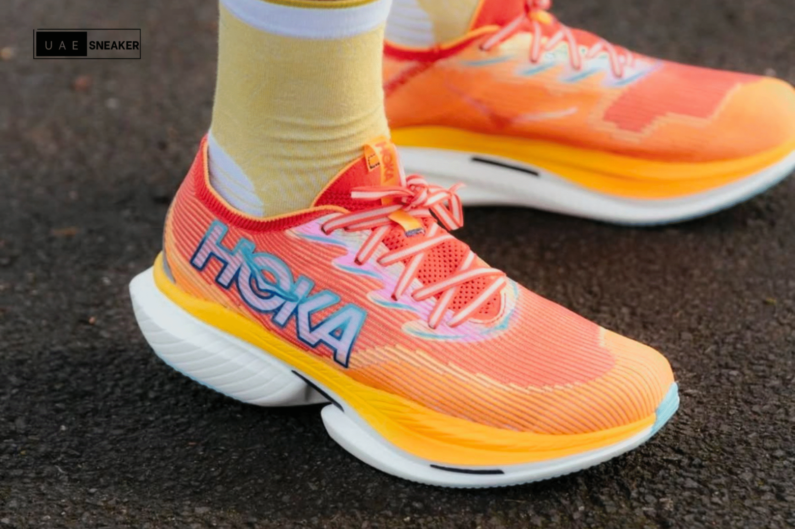Hoka One One Cielo X1 Cerise Solar Flare - Image 6