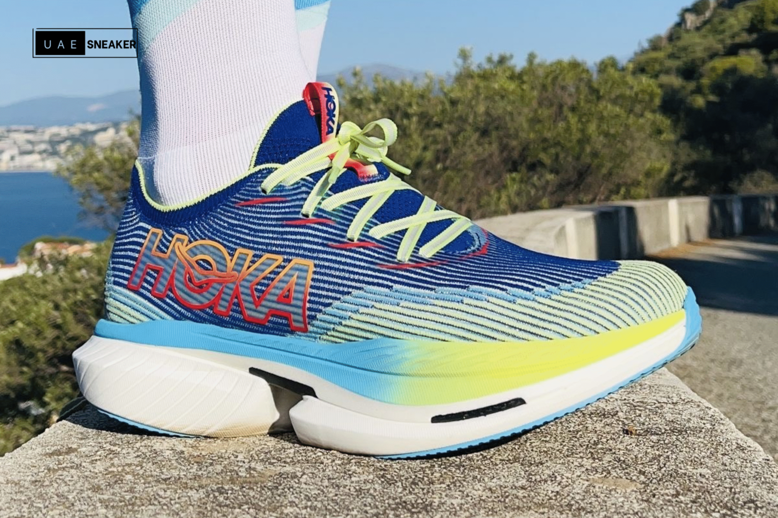 Hoka One One Cielo X1 Evening Sky Lettuce - Image 6