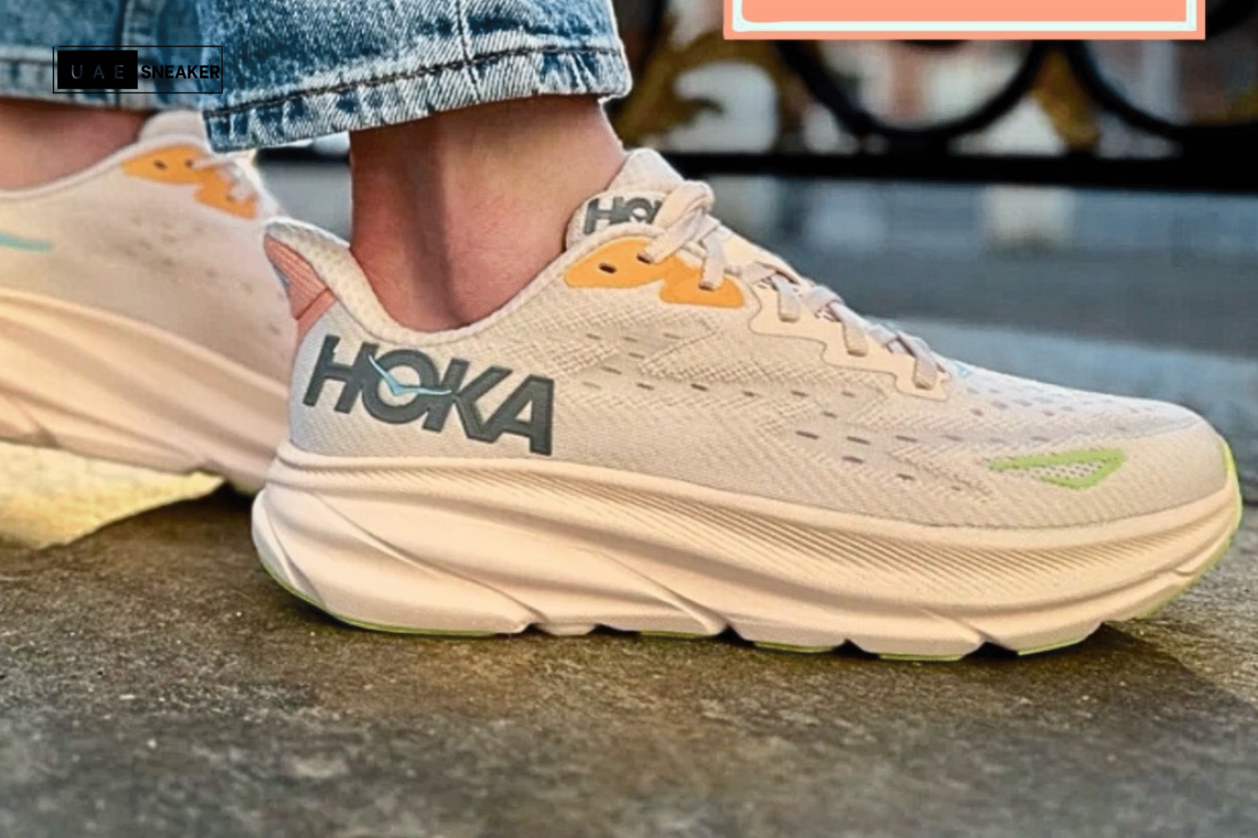 Hoka One One Clifton 9 Vanilla Astral - Image 6