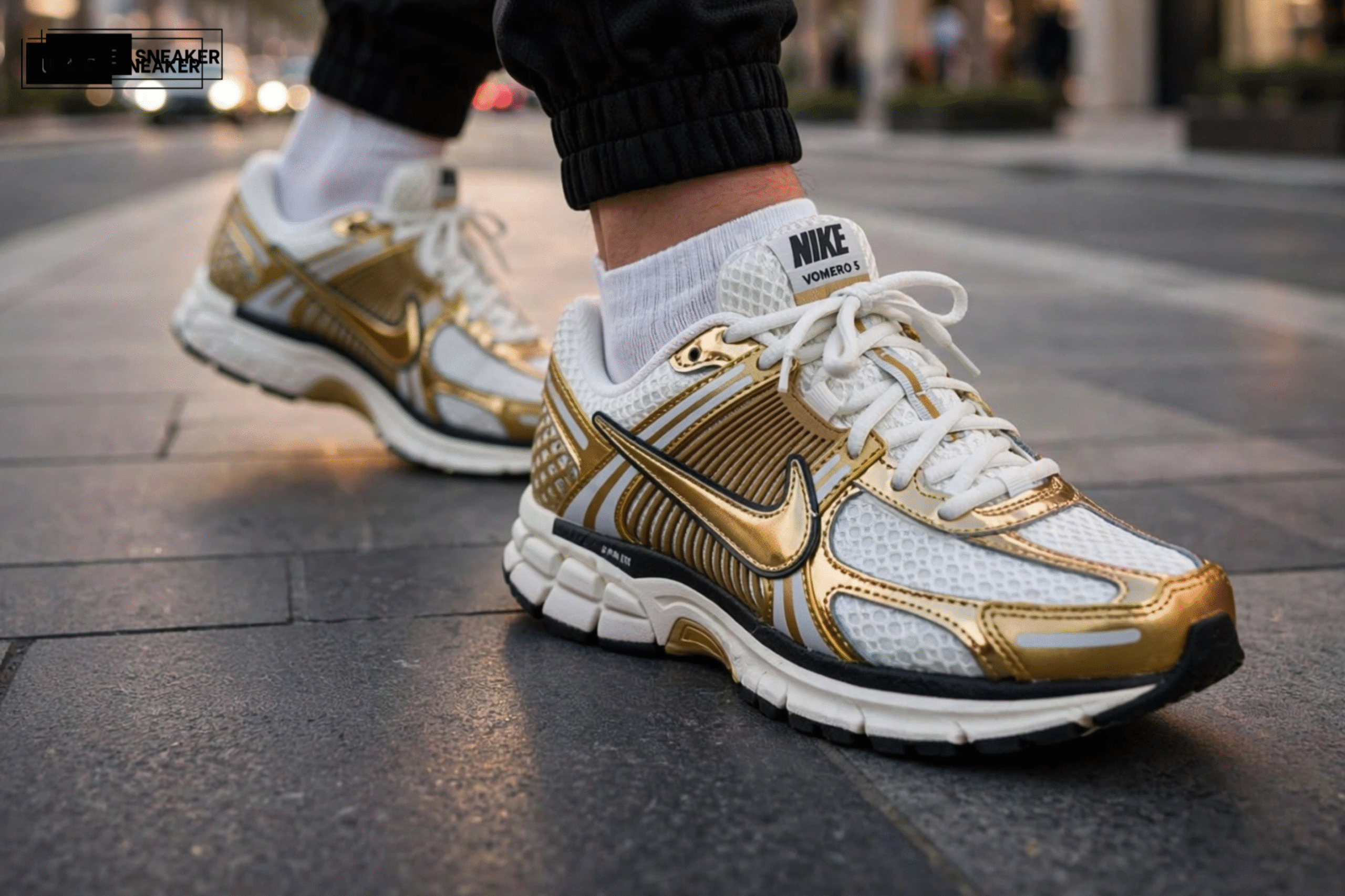 Nike Zoom Vomero 5 Metallic Gold - Image 6