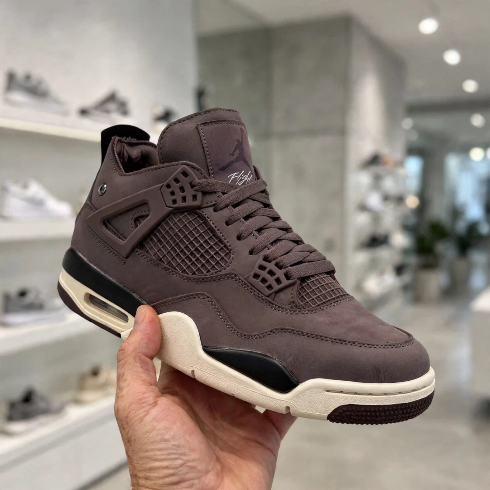 A Ma Maniere Air Jordan 4 Violet Ore Sneakers