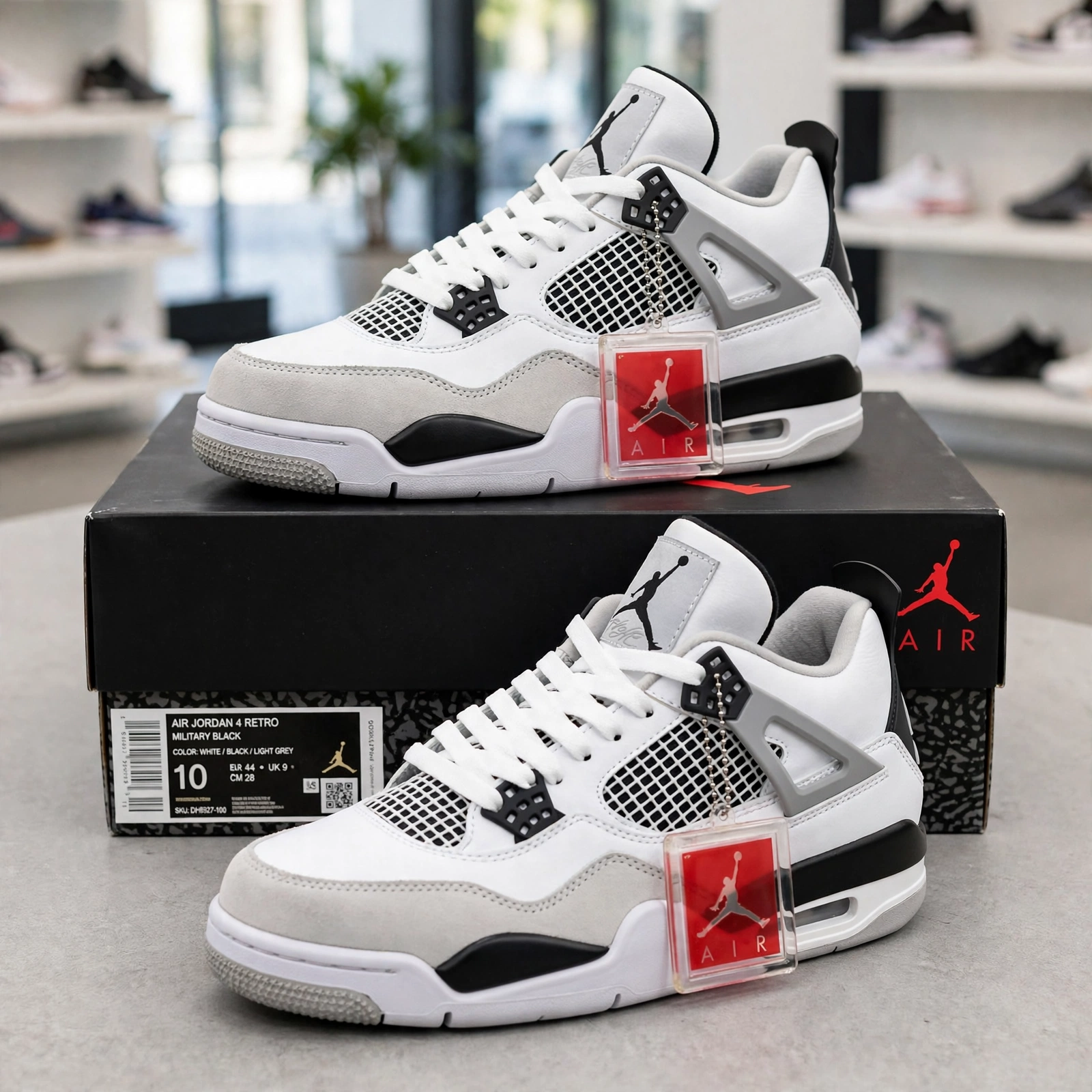 Air Jordan 4 Military Black - Image 3
