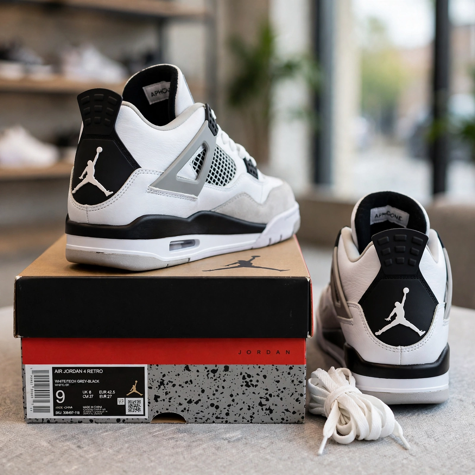 Air Jordan 4 Military Black - Image 4