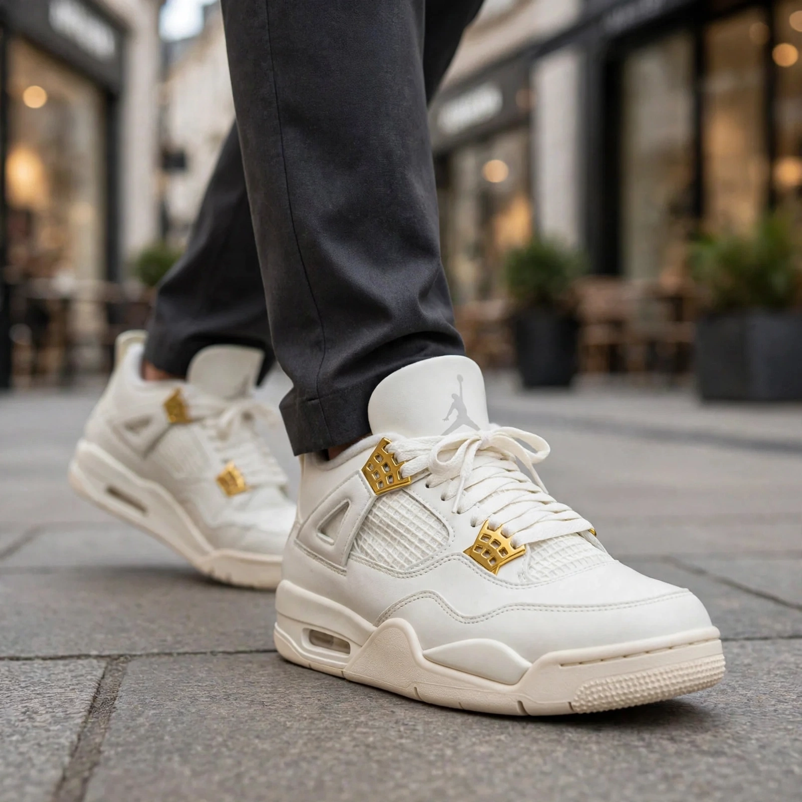 Air Jordan 4 Metallic Gold - Image 3