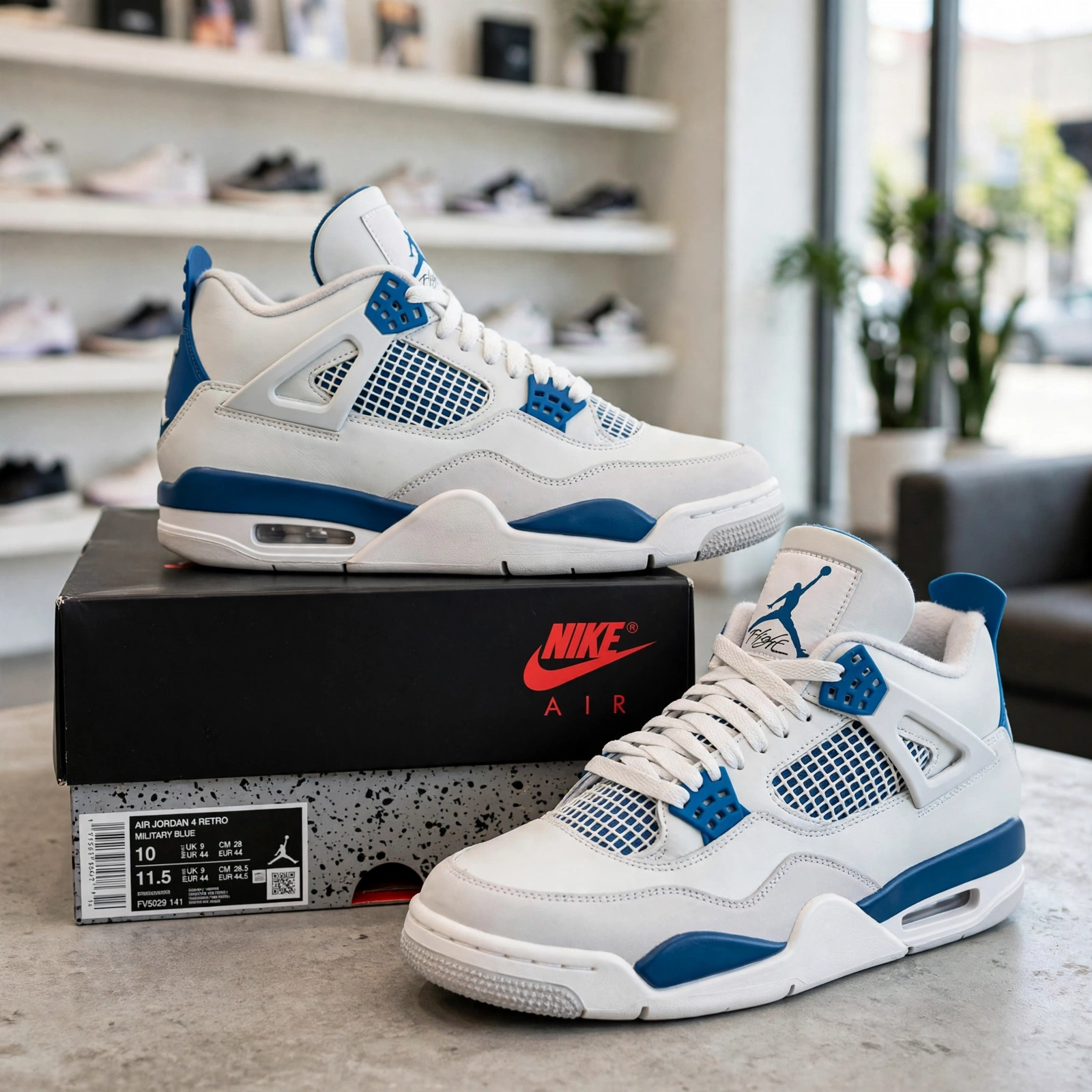 Jordan 4 Retro Military Blue - Image 2