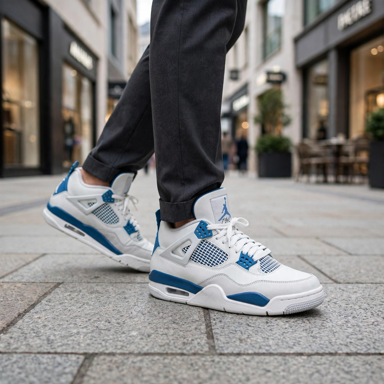 Jordan 4 Retro Military Blue - Image 3